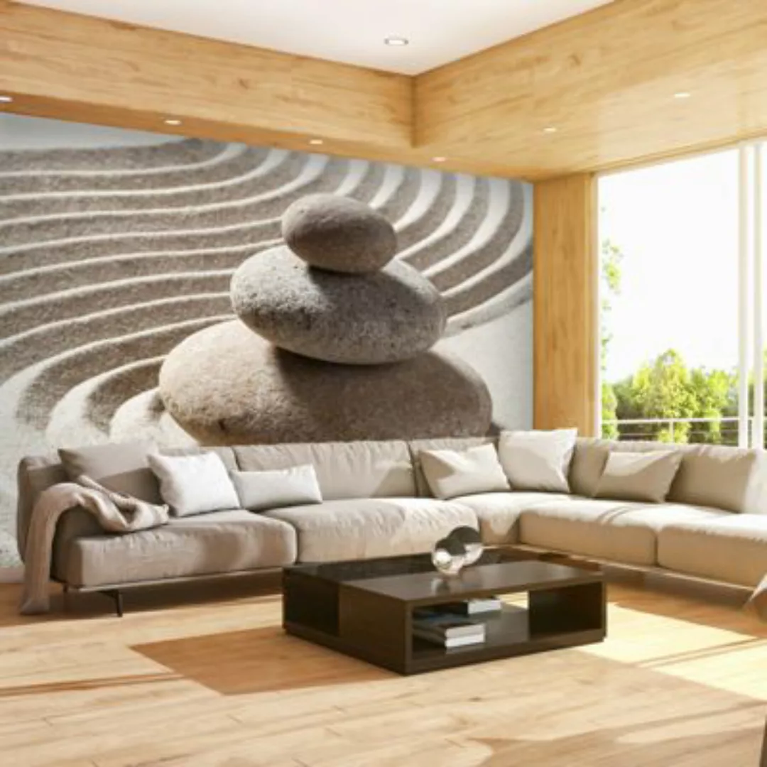 artgeist Fototapete Im Zen-Garten mehrfarbig Gr. 300 x 231 günstig online kaufen