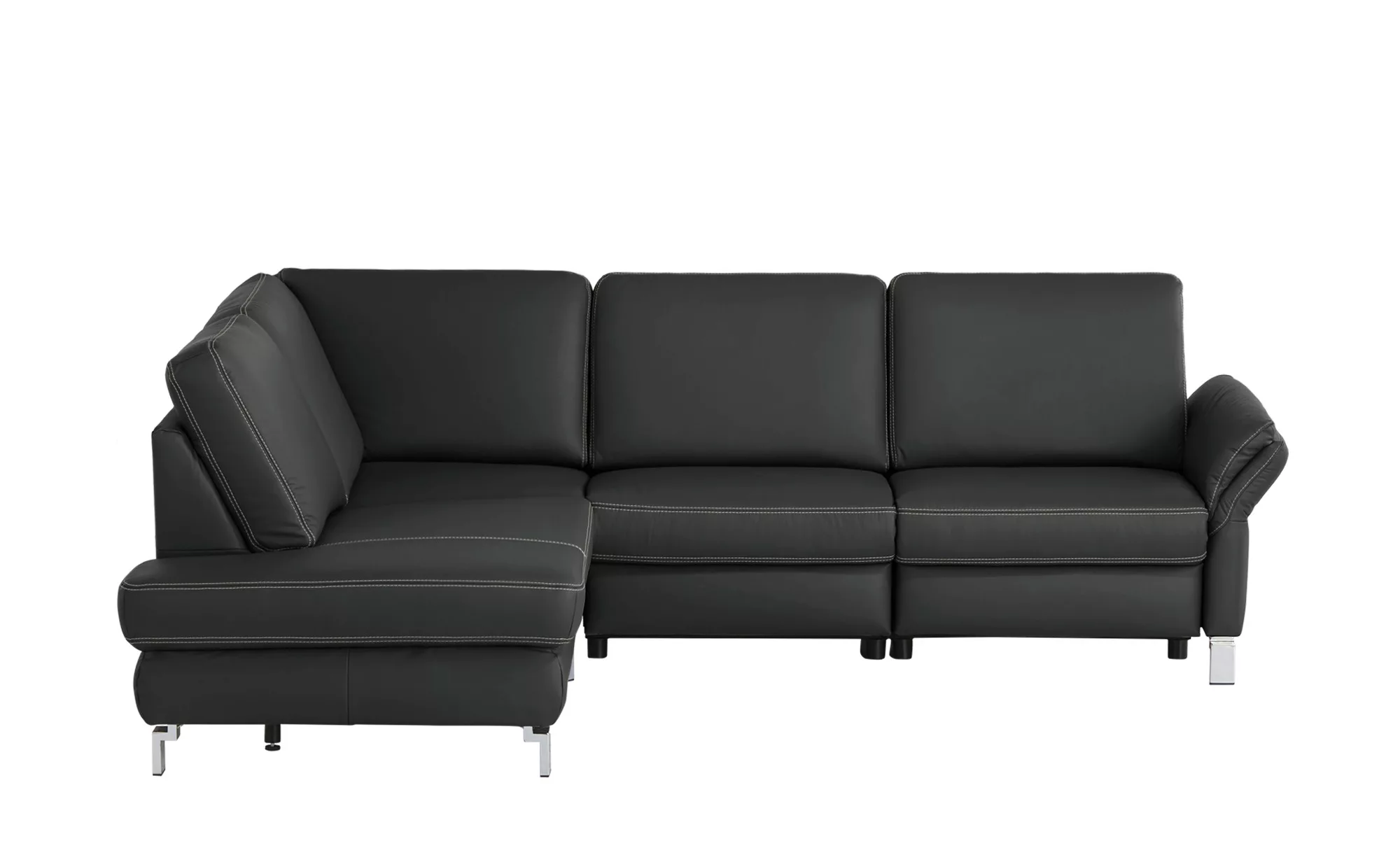 medium Ecksofa  Medium Plus ¦ schwarz ¦ Maße (cm): B: 265 H: 89 T: 200.0 Po günstig online kaufen