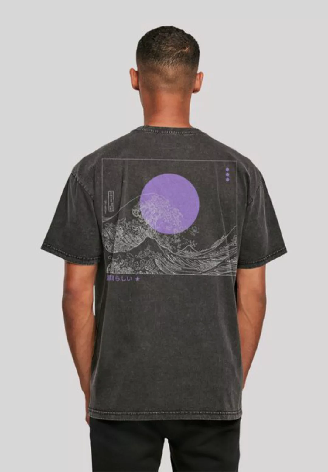 F4NT4STIC T-Shirt Kanagawa Welle Print günstig online kaufen