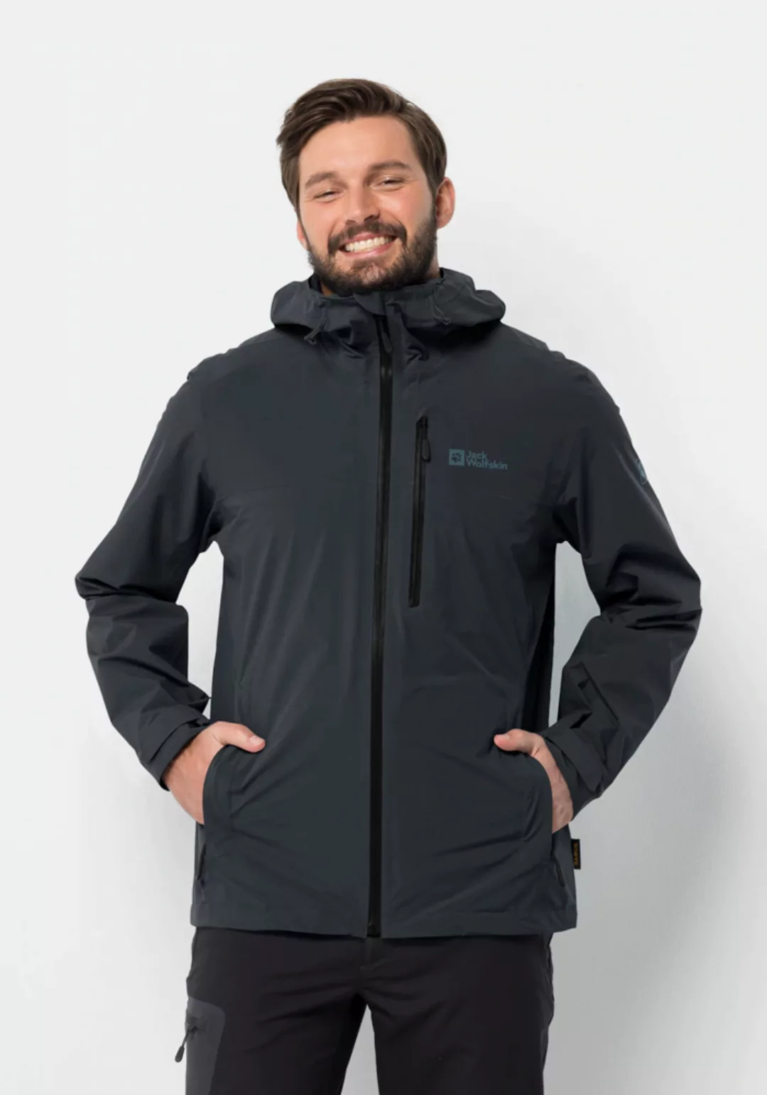 Jack Wolfskin Funktionsjacke "GO HIKE JACKET M", mit Kapuze günstig online kaufen