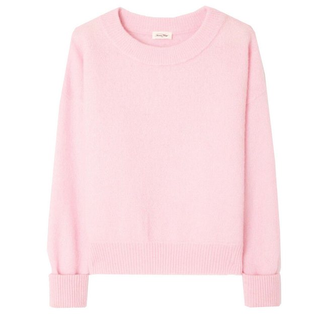 American Vintage Strickpullover Pullover VITOW mit Alpaka in Rosa günstig online kaufen