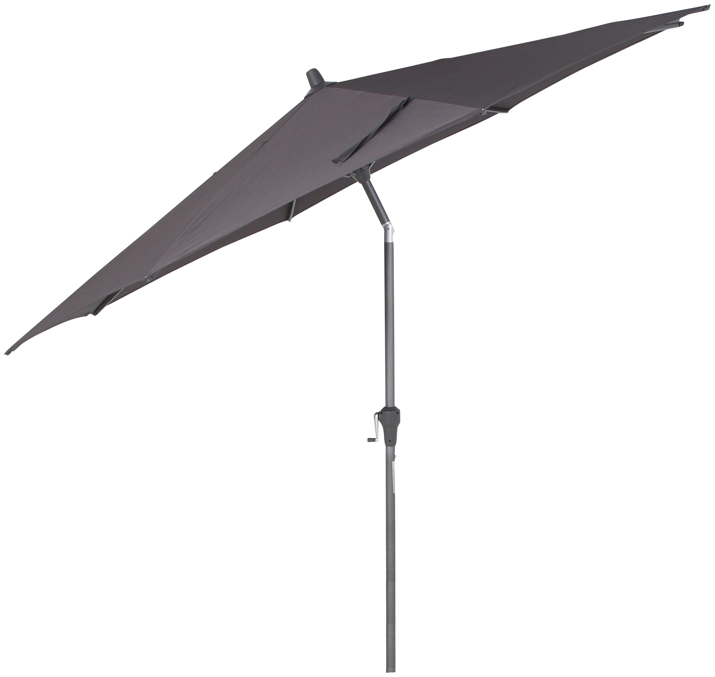 Siena Garden Marktschirm Avio Ø 300 cm Taupe mit Kurbelmechanik günstig online kaufen