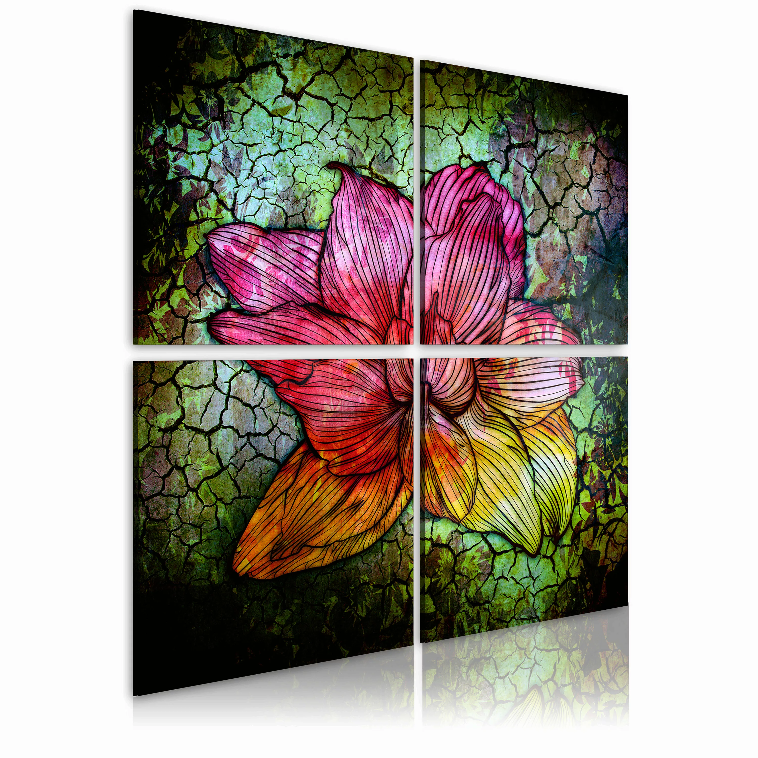 Wandbild - Glasblume günstig online kaufen