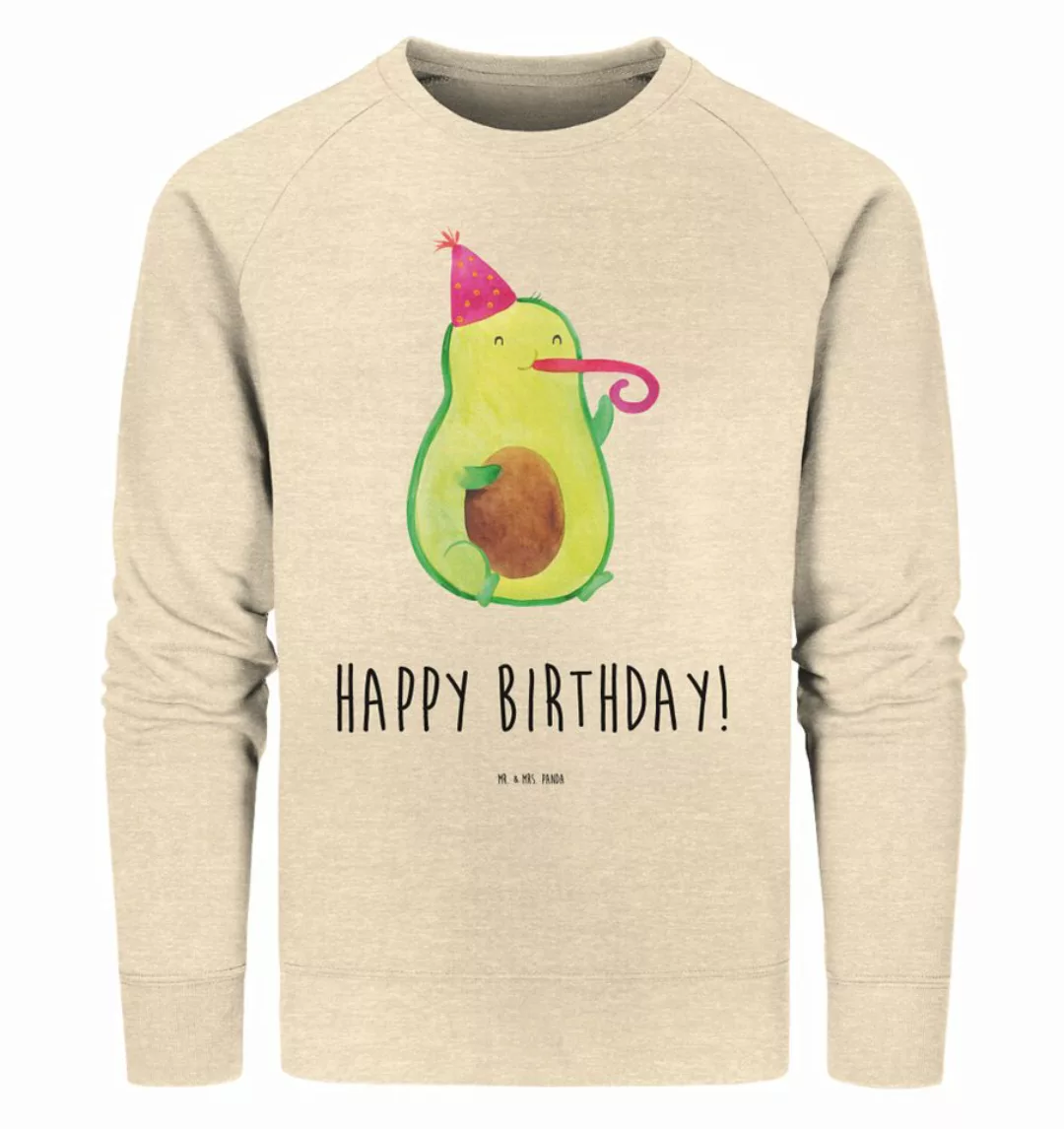 Mr. & Mrs. Panda Longpullover Größe XXL Avocado Geburtstag - Natural Raw - günstig online kaufen