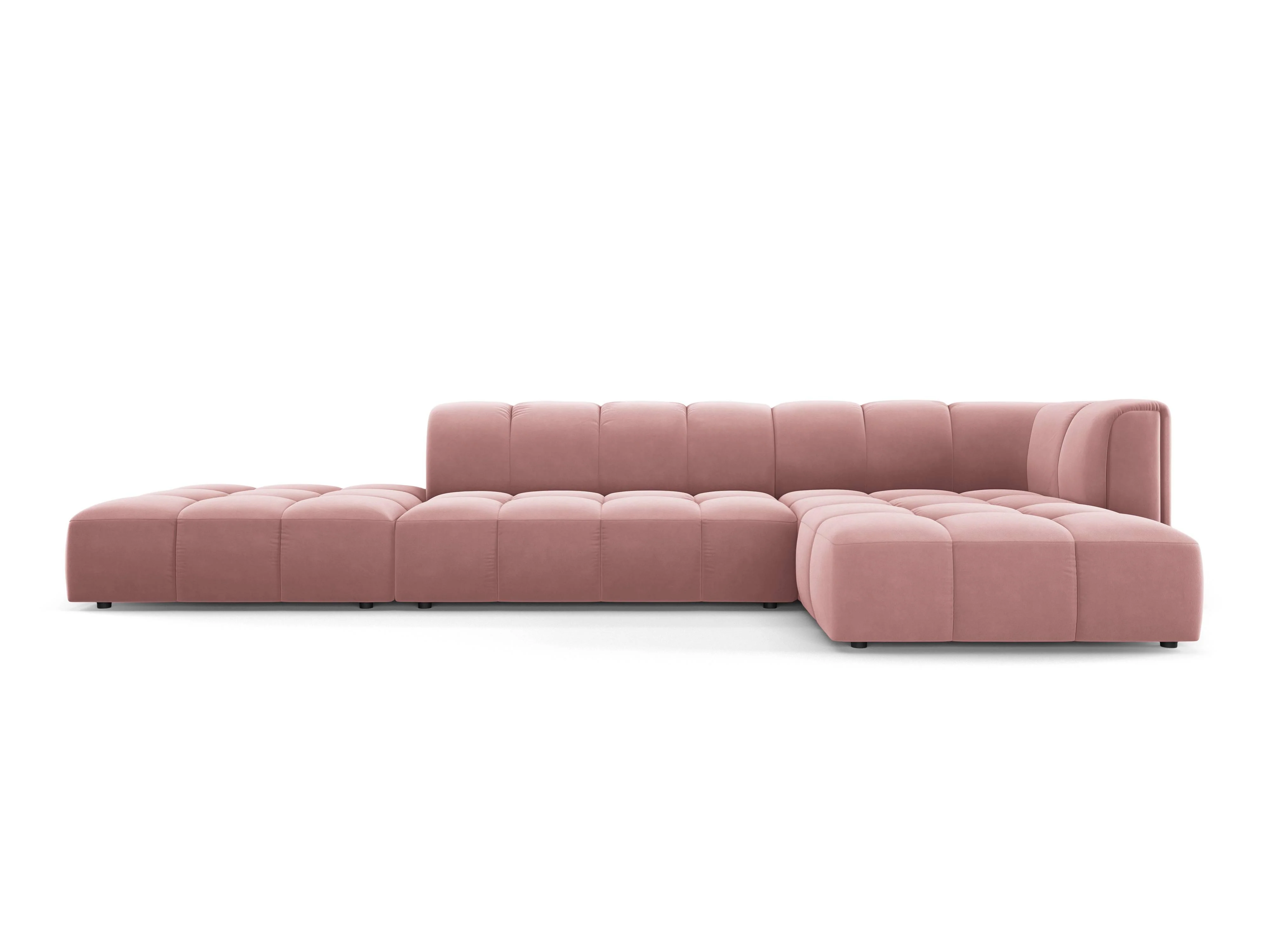 Milo Casa | Ecksofa Francesca Samt rechts 5-Sitzer günstig online kaufen