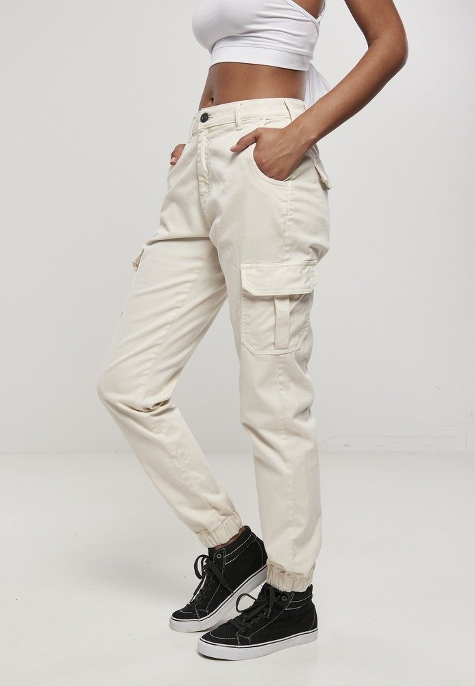 URBAN CLASSICS Cargohose "Urban Classics Damen Ladies High Waist Cargo Pant günstig online kaufen