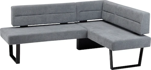 massivline&more Eckbank "Martina", modernes Design, Gestell aus massivem Me günstig online kaufen