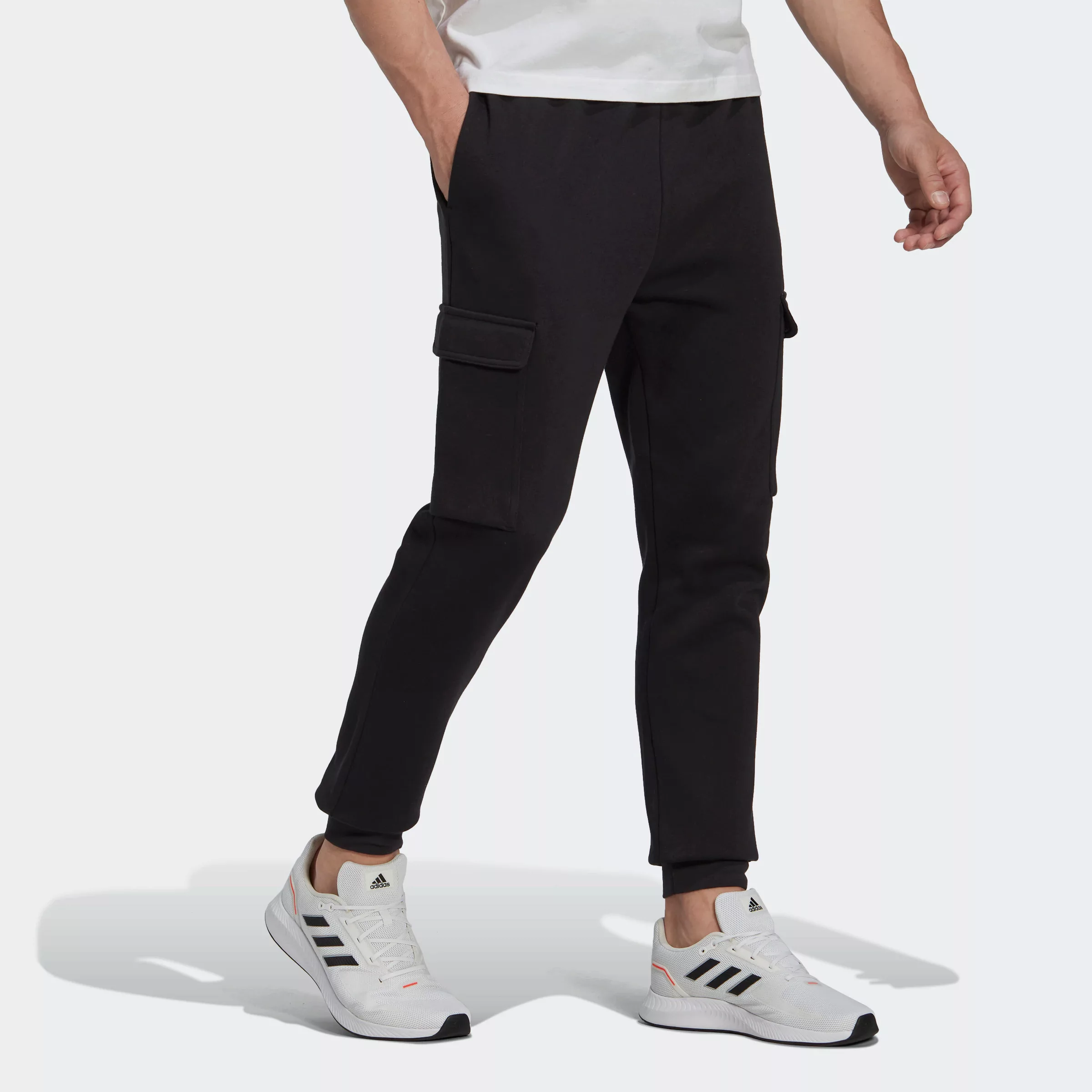 adidas Sportswear Sporthose "ESSENTIALS FLEECE REGULAR TAPERED CARGOHOSE", günstig online kaufen