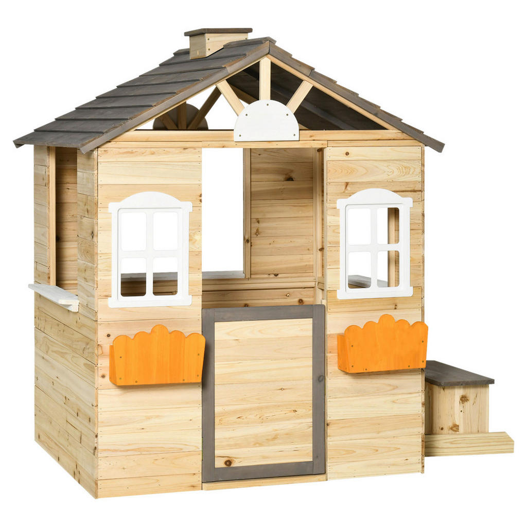 Outsunny Outdoor-Spielzeug grau B/H/L: ca. 94x113x134,5 cm günstig online kaufen