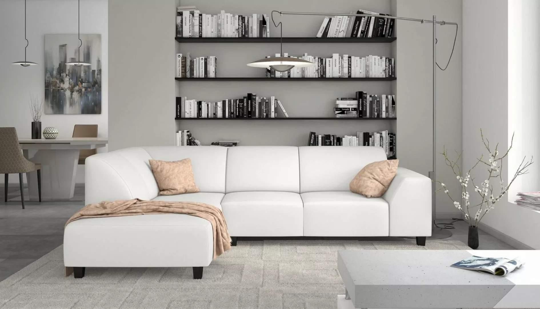 Stylefy Ecksofa Einar, L-Form, Eckcouch, Rückenlehne günstig online kaufen