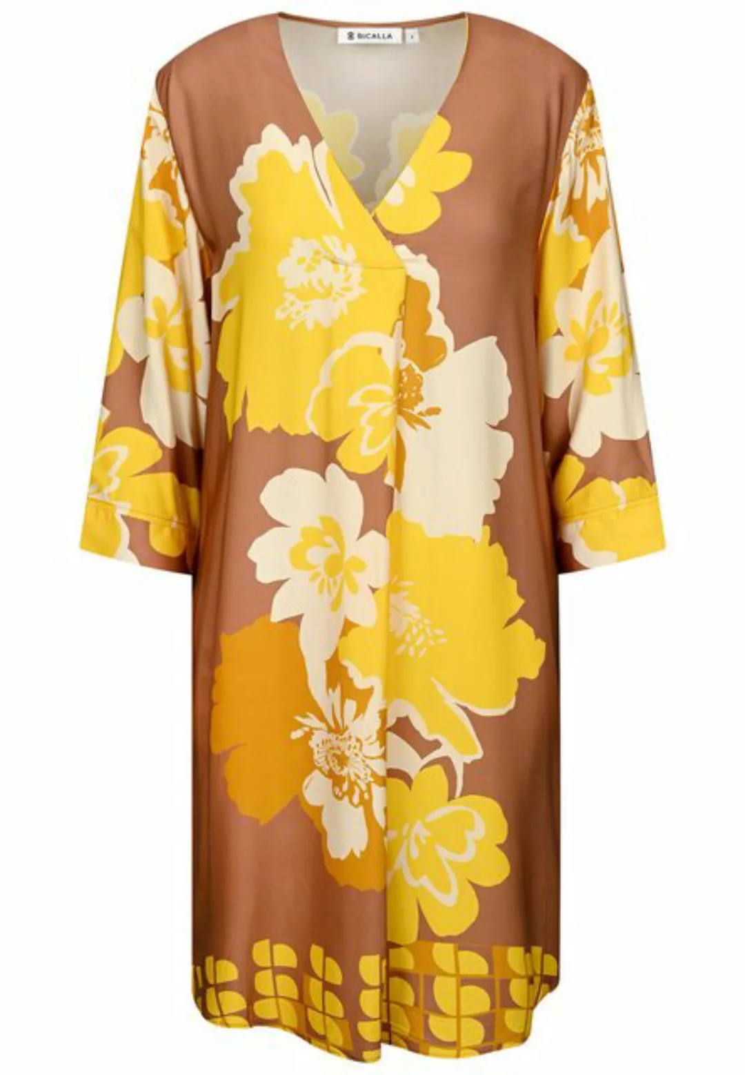 BICALLA Midikleid Dress Panneaux - 05/yellow-brown (1-tlg) günstig online kaufen