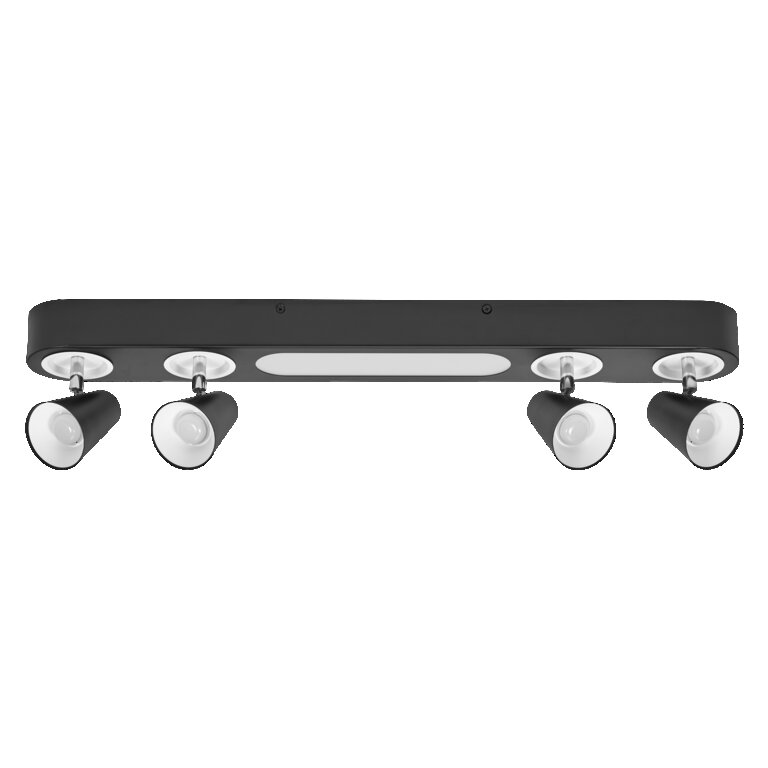 LEDVANCE LED-Deckenleuchte Neptune, 4 Spots, schwarz günstig online kaufen