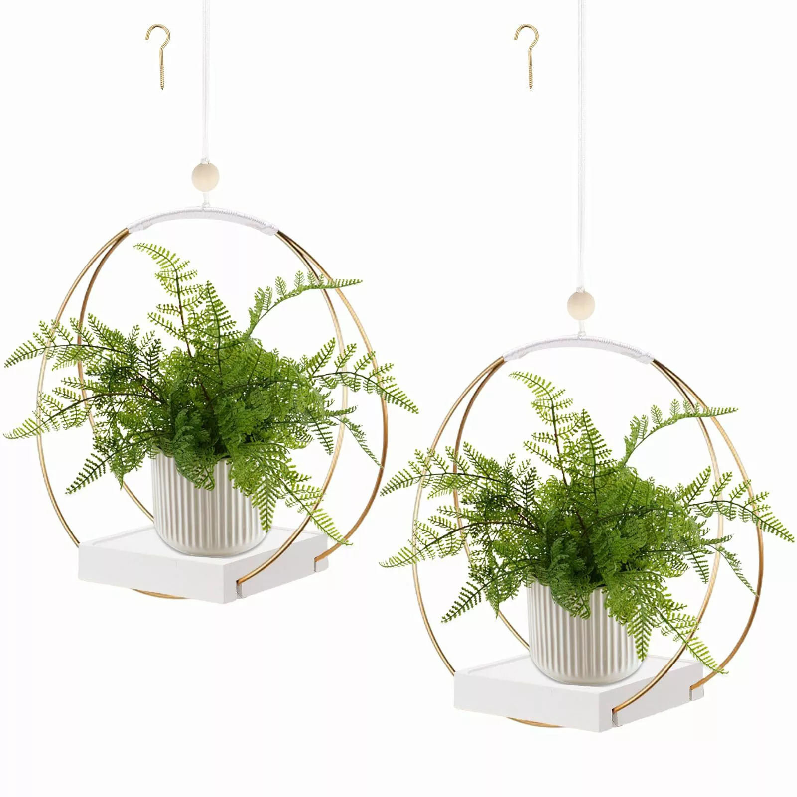 Coonoor Blumenampel Hängende Blumenampel Metall Blumentopf günstig online kaufen