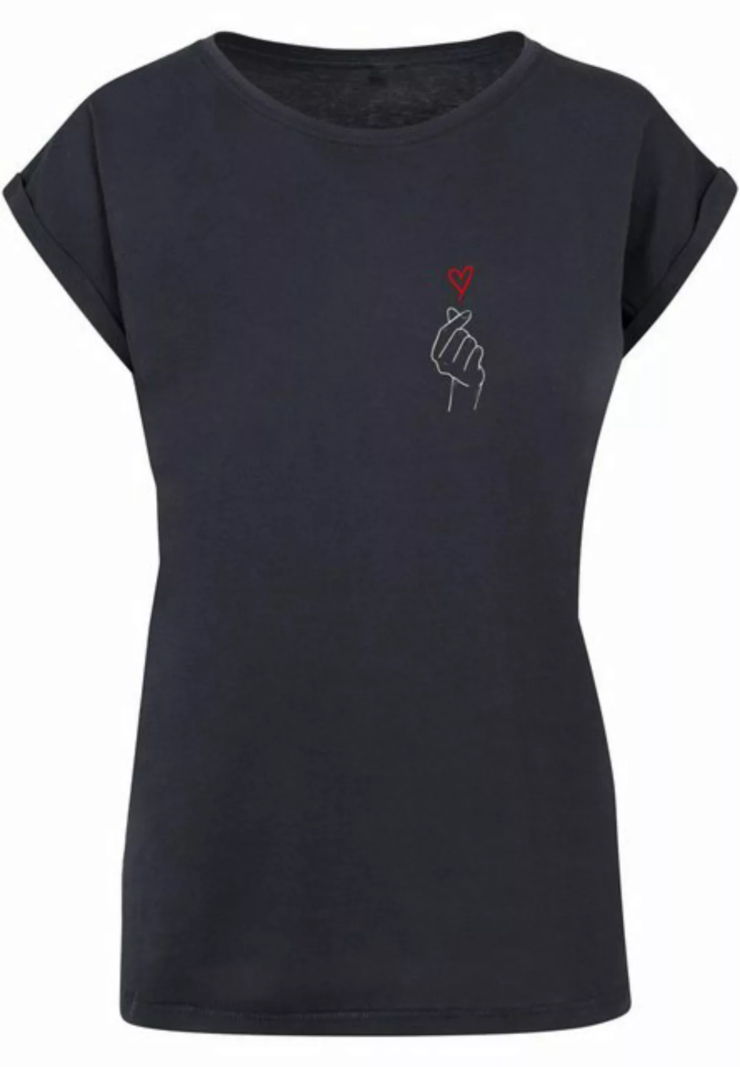 Merchcode T-Shirt Merchcode Damen Ladies K Heart Extended Shoulder Tee (1-t günstig online kaufen