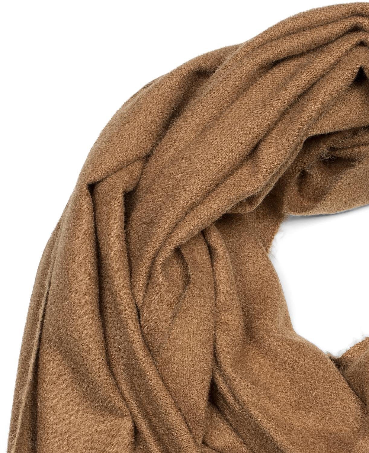 styleBREAKER Modeschal Weicher Schal Uni mit günstig online kaufen
