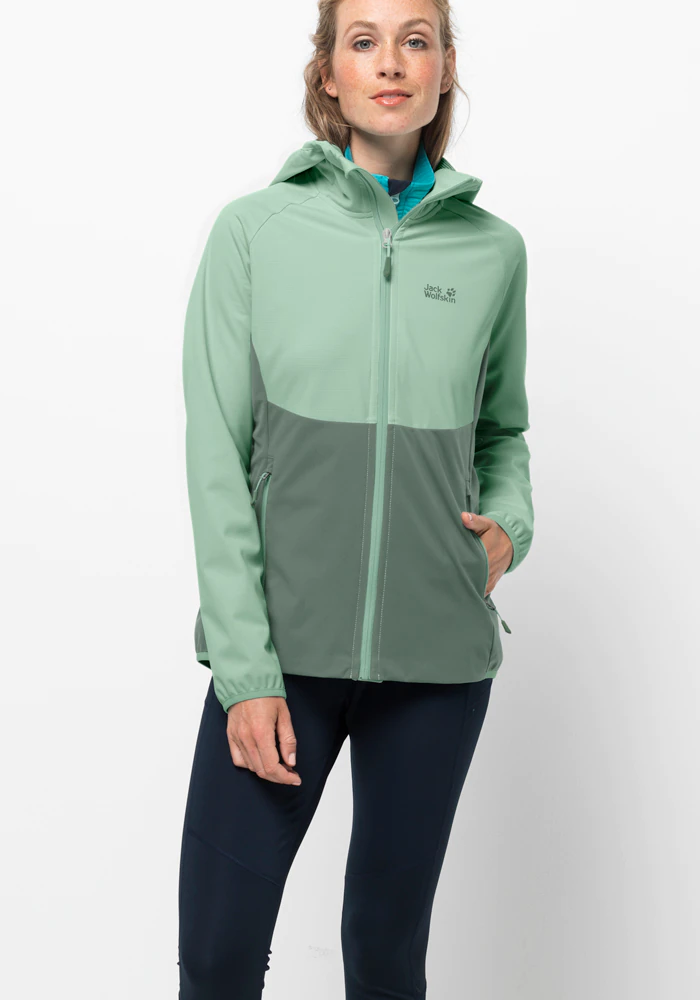 Jack Wolfskin Softshelljacke "GO HIKE SOFTSHELL W", mit Kapuze günstig online kaufen