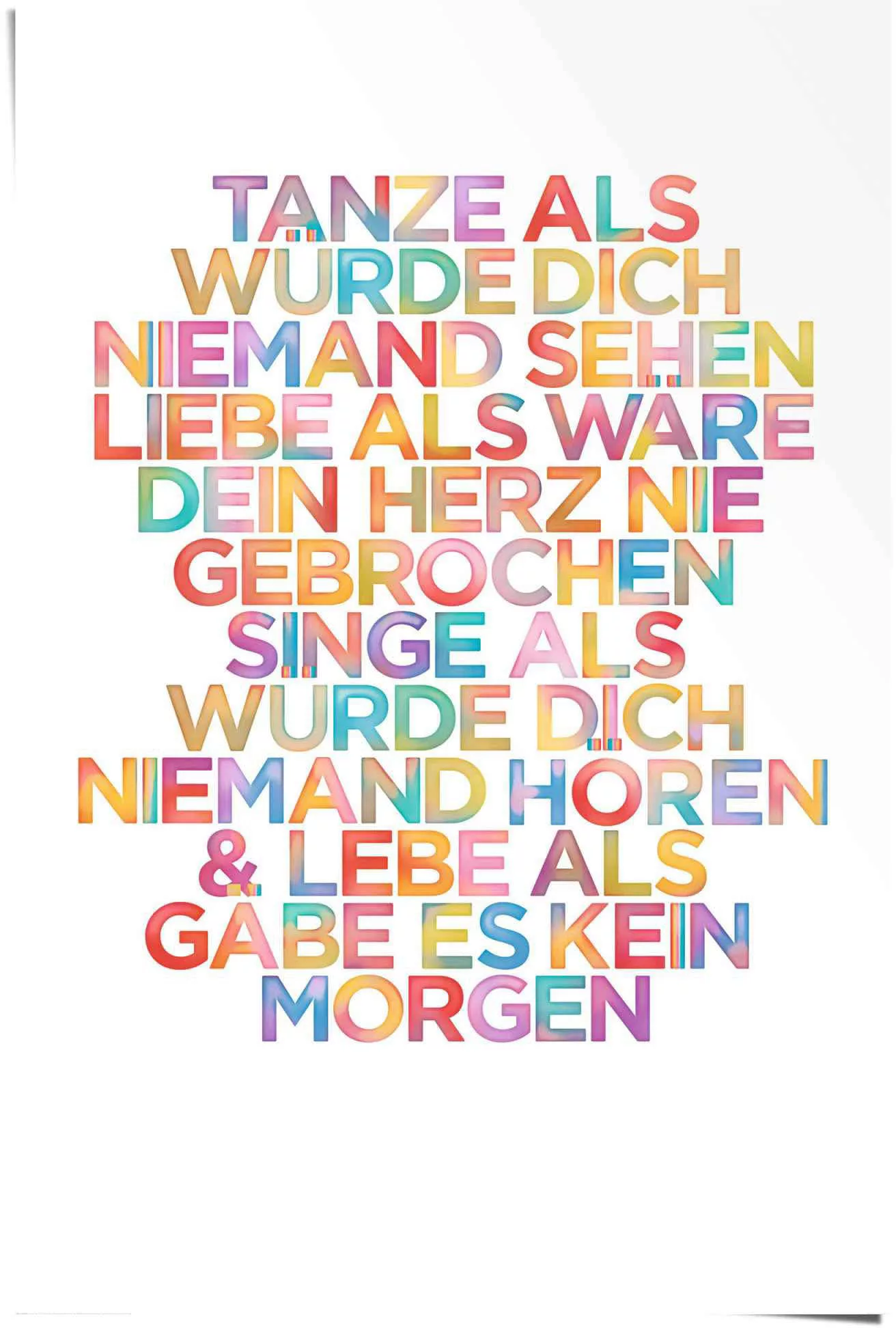 Reinders Poster "Tanze...", (1 St.) günstig online kaufen