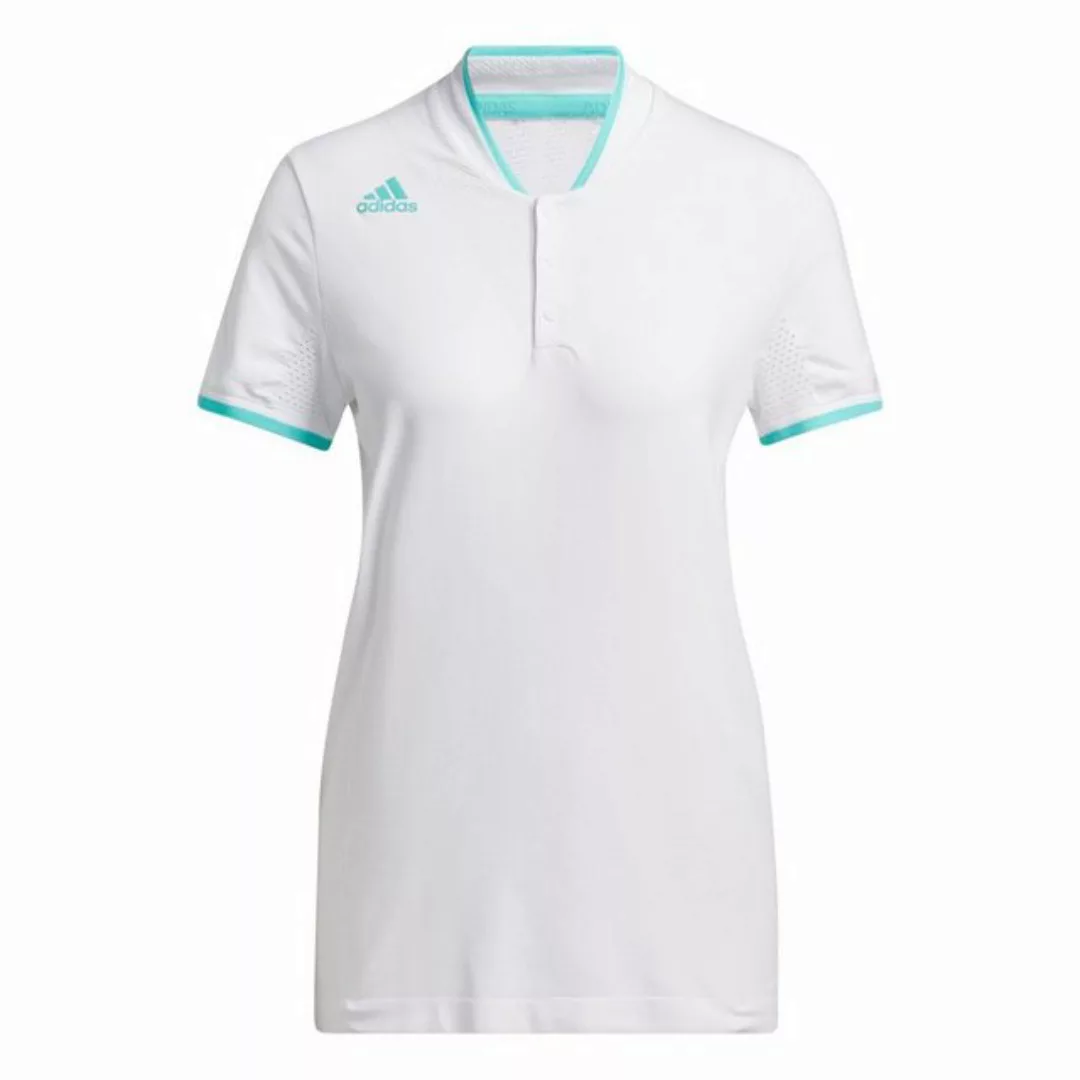 adidas Sportswear Poloshirt Adidas Ladies Primeknit Polo White/Mint günstig online kaufen