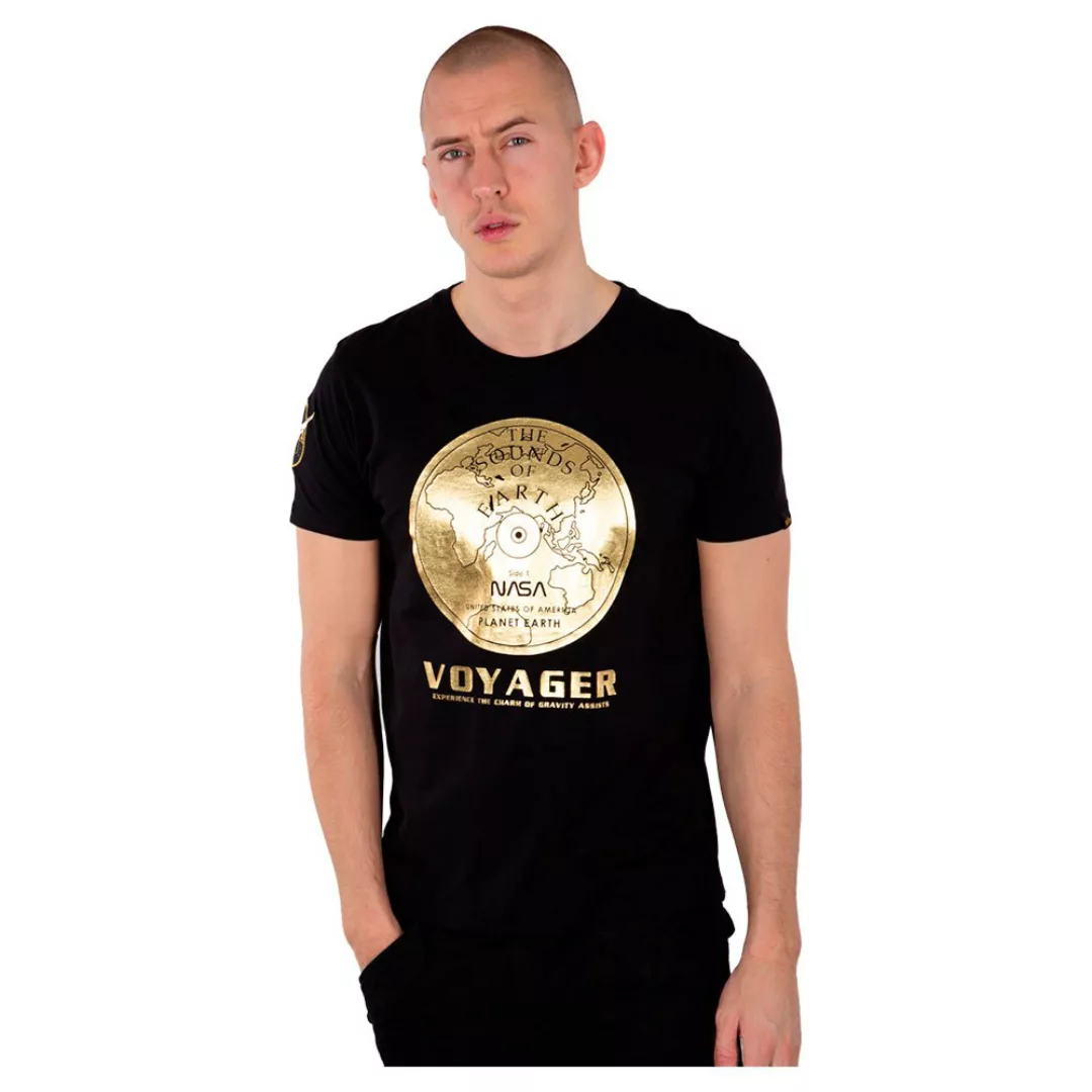 Alpha Industries Sounds Of Earth Kurzärmeliges T-shirt S Black günstig online kaufen