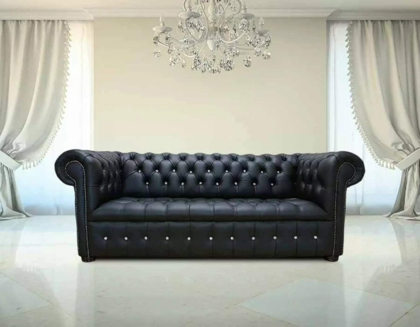 JVmoebel 3-Sitzer Chesterfield Sofa Couch Polster Garnitur 3 Sitzer Sofas K günstig online kaufen