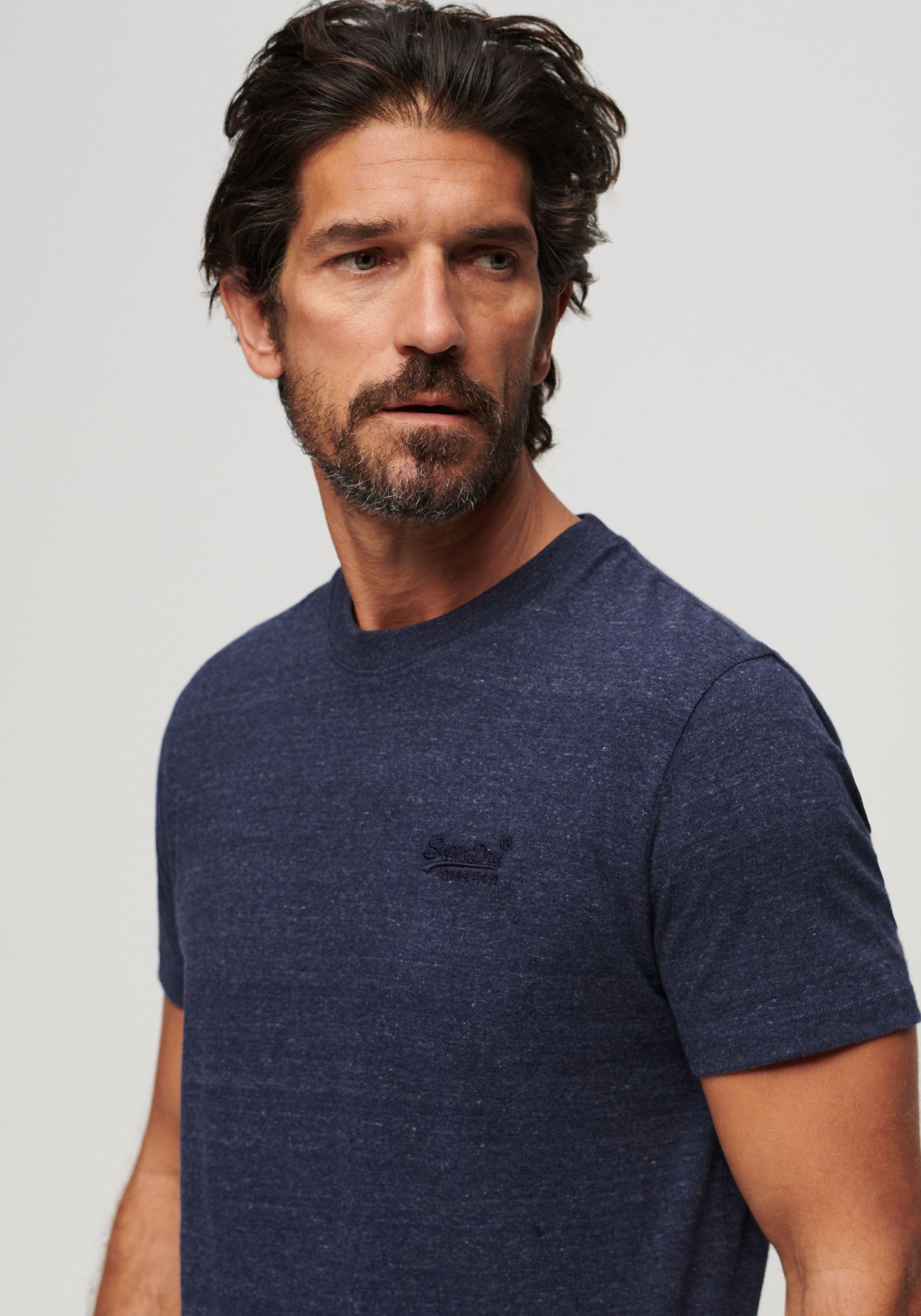 Superdry Rundhalsshirt "ESSENTIAL LOGO EMB TEE" günstig online kaufen