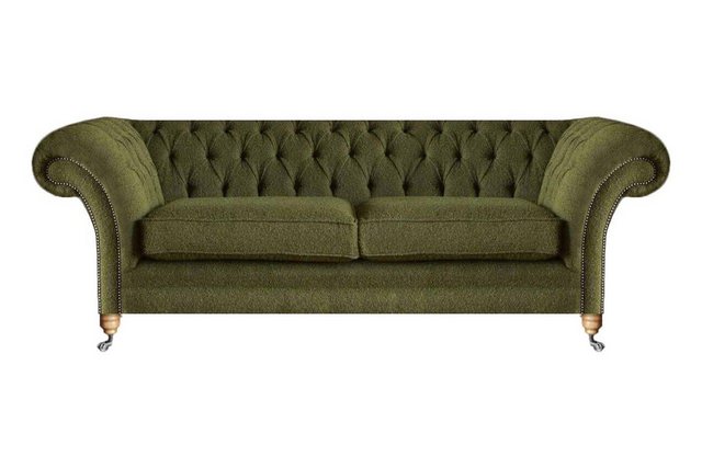 JVmoebel Chesterfield-Sofa Modern Zweisitzer Sofa Couch Grün Polstermöbel T günstig online kaufen