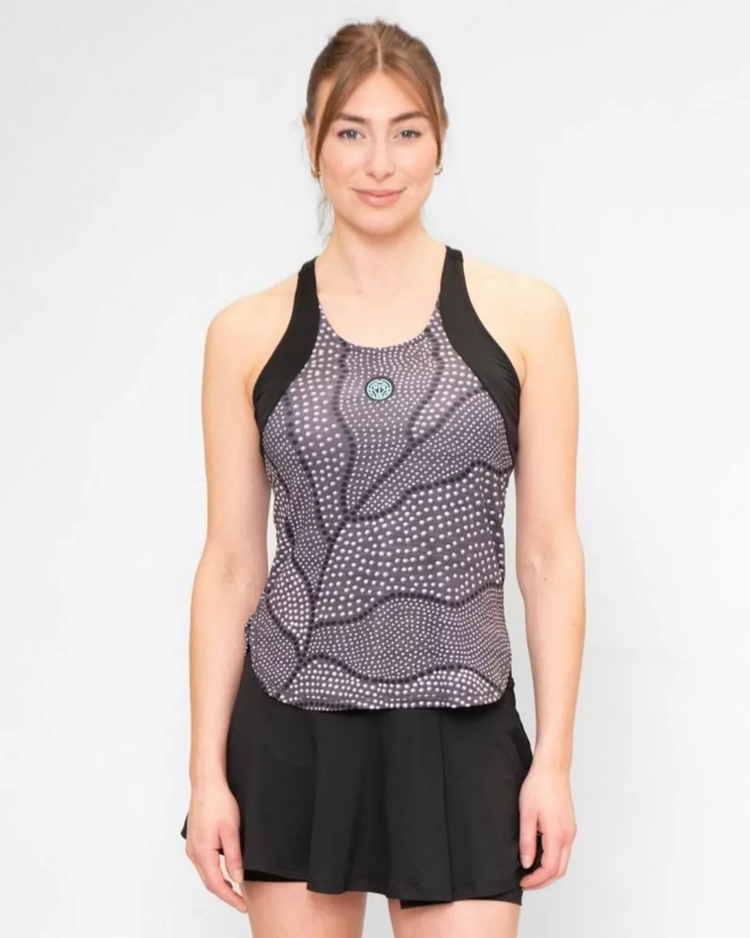 BIDI BADU Tanktop Protected Leafs für Damen in schwarz günstig online kaufen