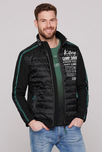 CAMP DAVID Softshelljacke mit verstellbarem Gummizug im Saum günstig online kaufen