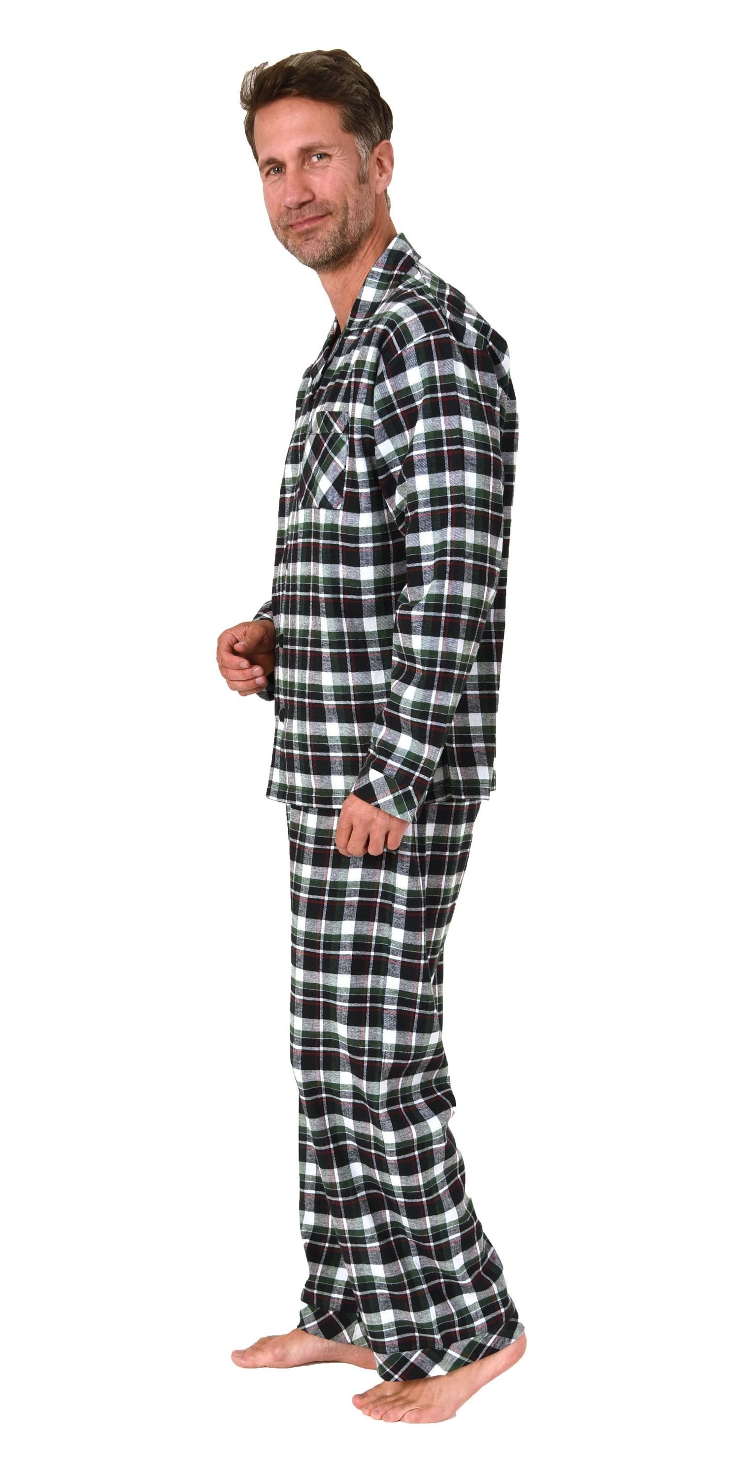 Normann Pyjama Normann Herren Flanell Schlafanzug günstig online kaufen