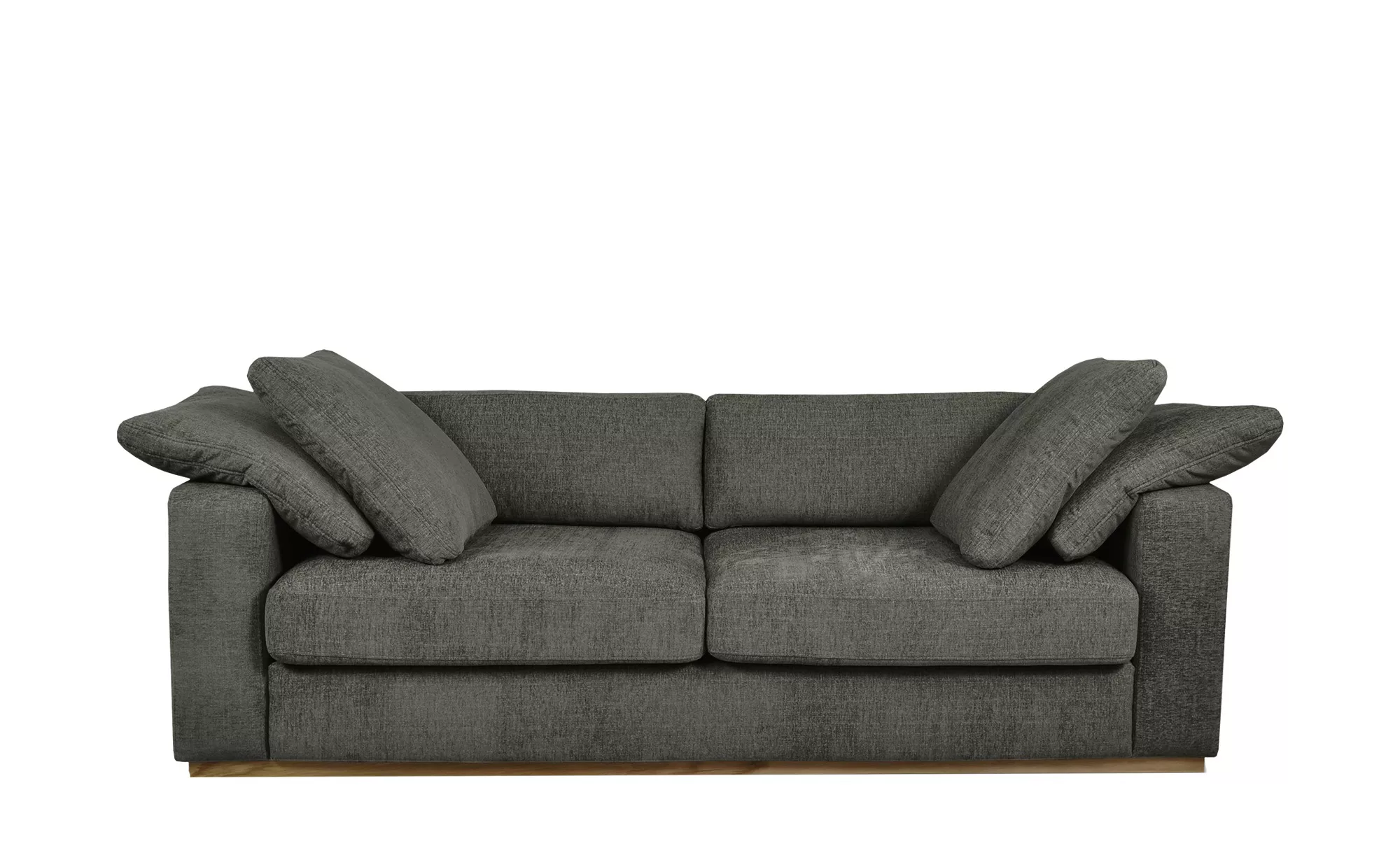 Sofa - grau - 225 cm - 81 cm - 104 cm - Polstermöbel > Sofas > 3-Sitzer - M günstig online kaufen
