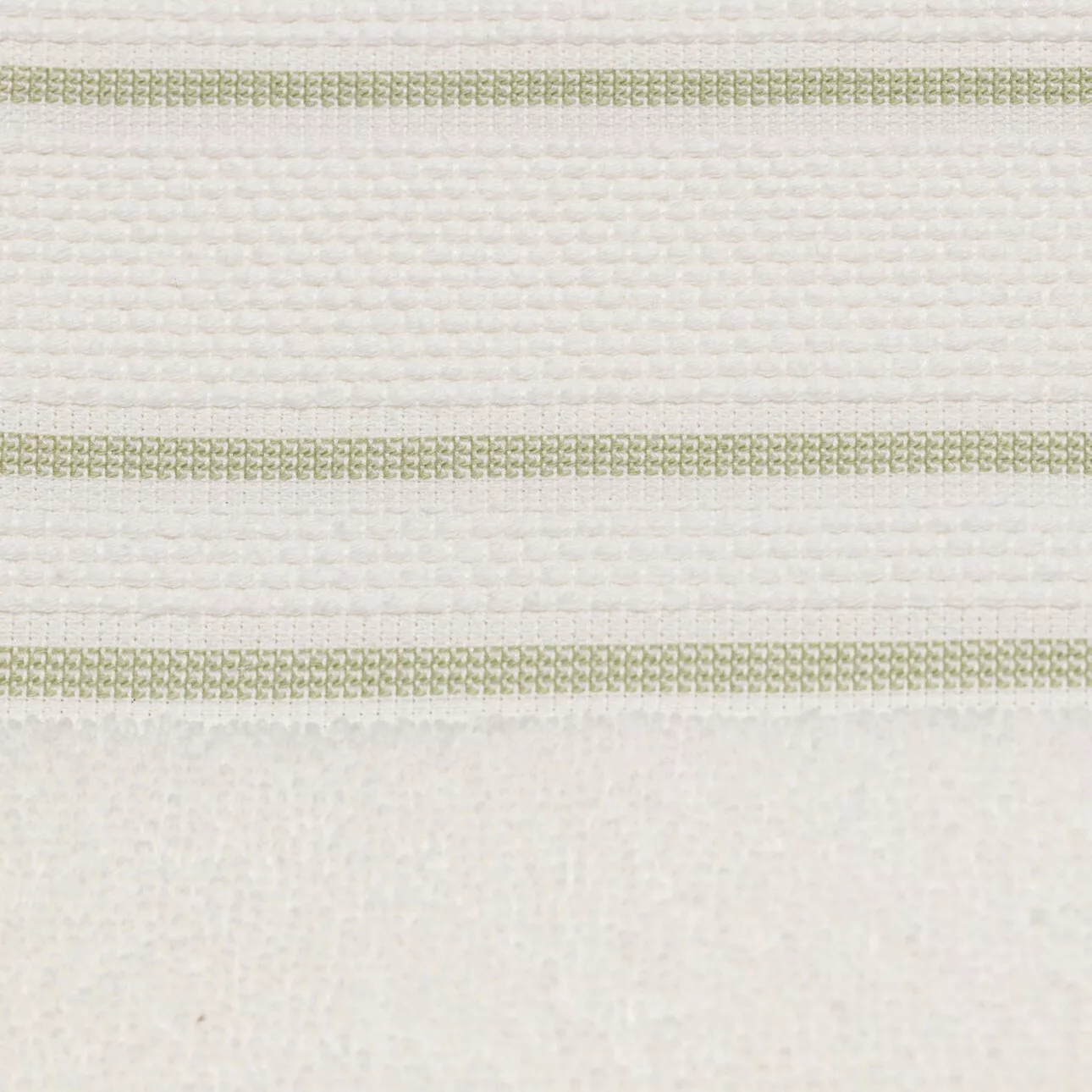 Handtuch Gunnar 50x90cm creamy white green, 50 x 90 cm günstig online kaufen
