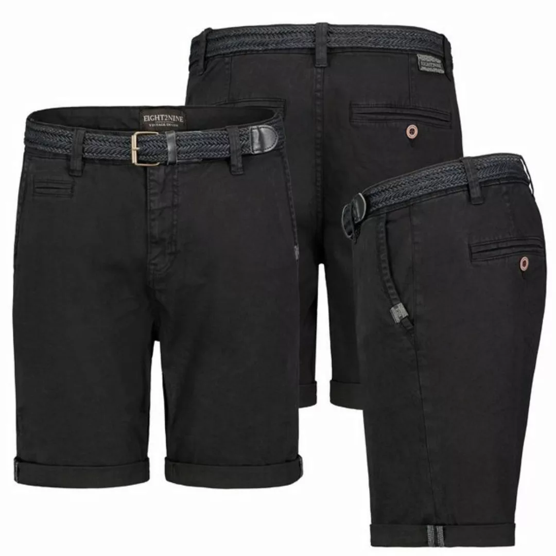 Eight2Nine Chinos Herren Chino Short kurze Hose Bermuda Knielang Shorts Sto günstig online kaufen