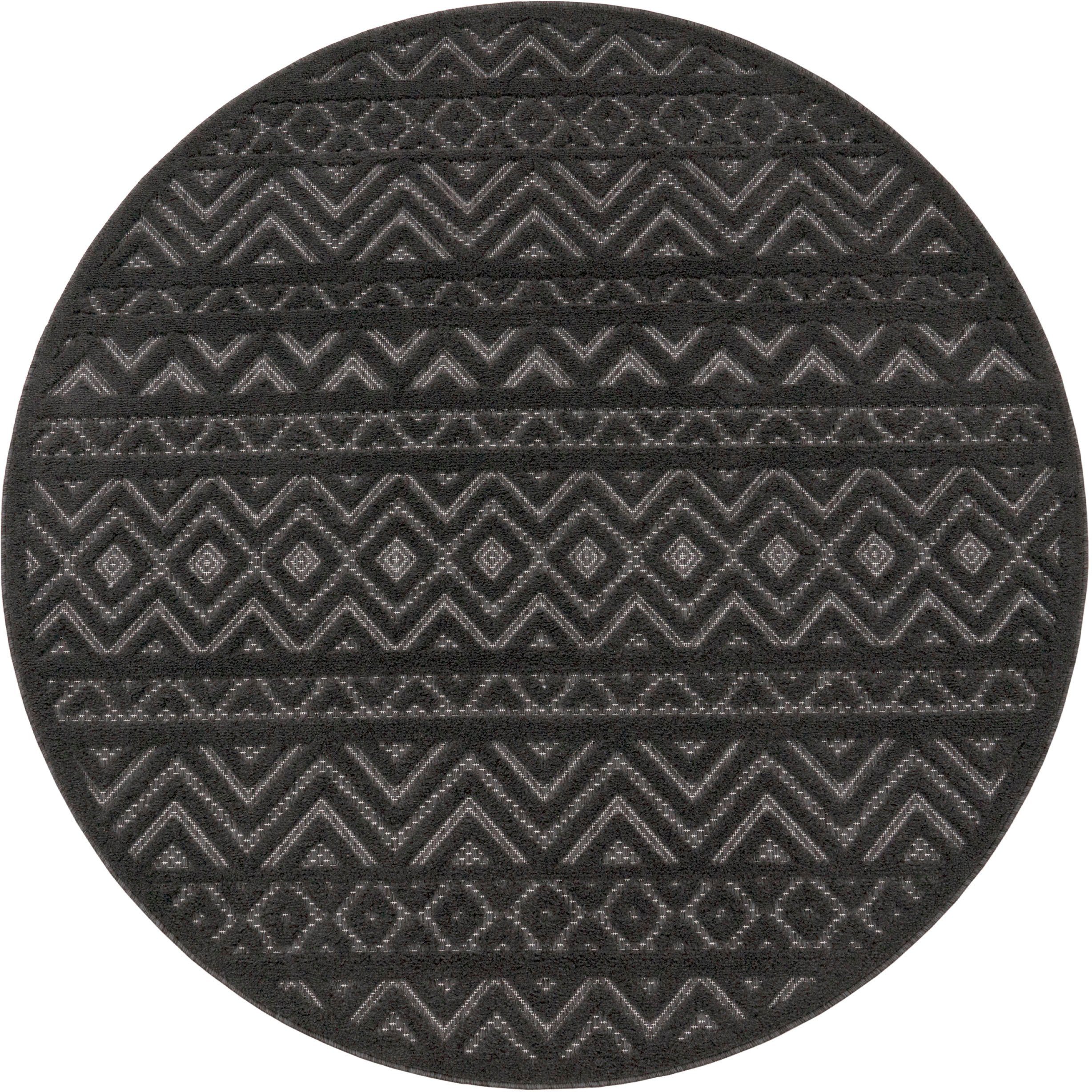 Paco Home Teppich Livorno 673, rund, günstig online kaufen