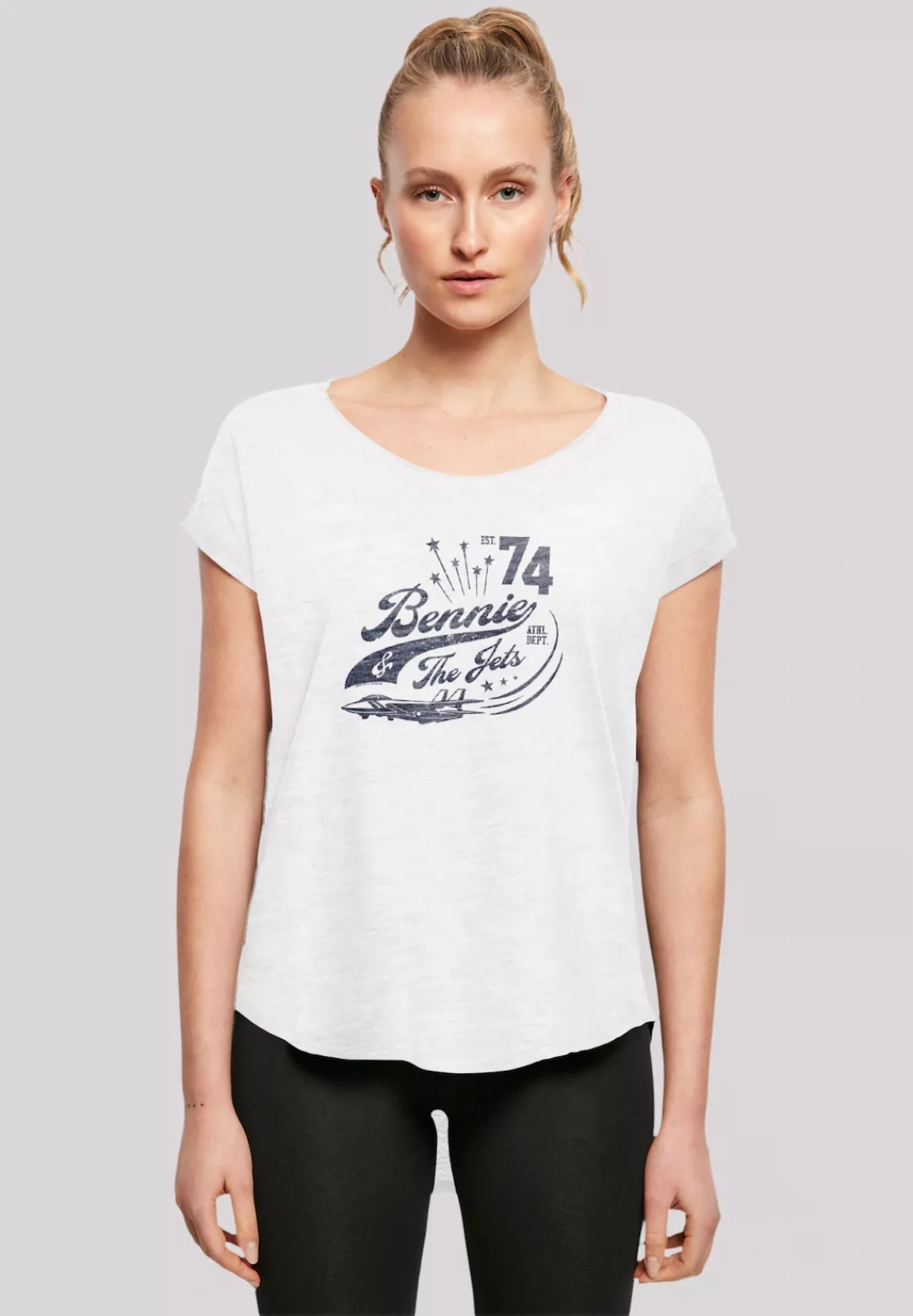 F4NT4STIC T-Shirt "Elton John Bennie And The Jets", Musik, Band, Logo günstig online kaufen