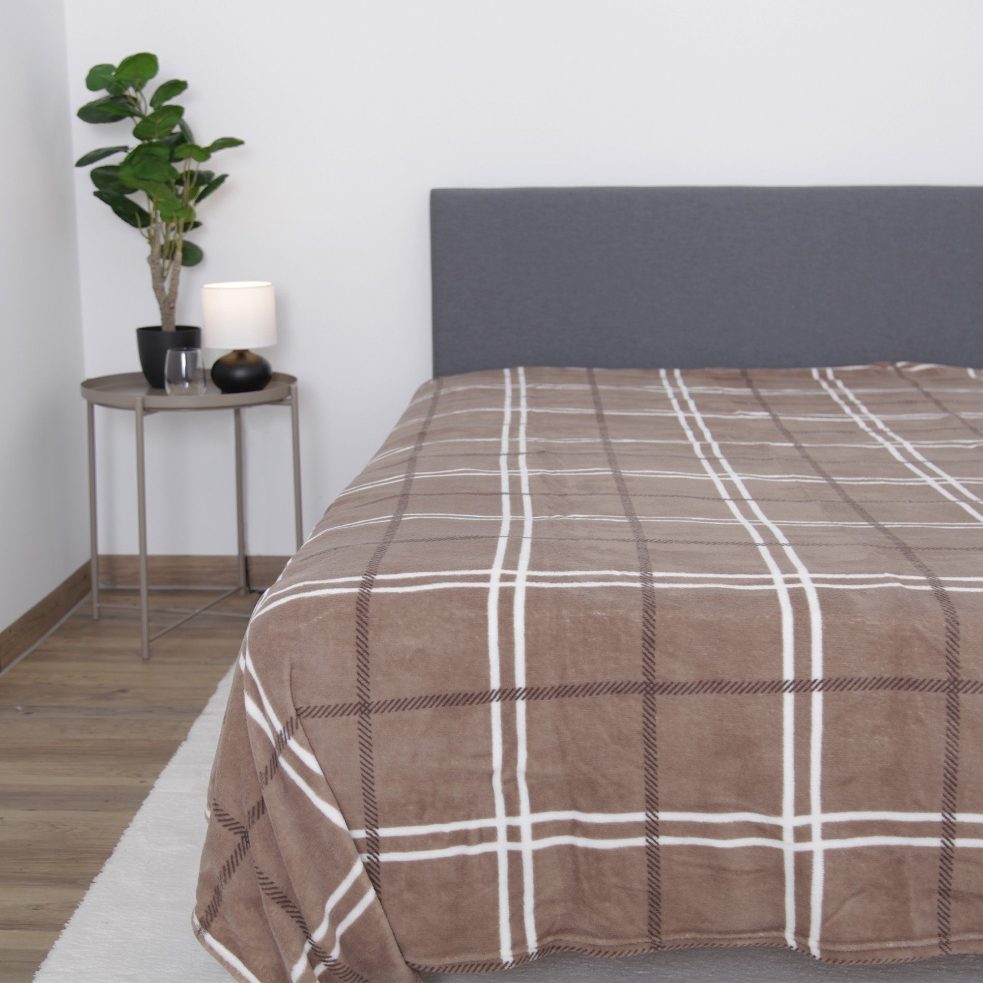 Wohndecke Karo Schmusedecke, Bestlivings, Kuscheldecke XXL günstig online kaufen