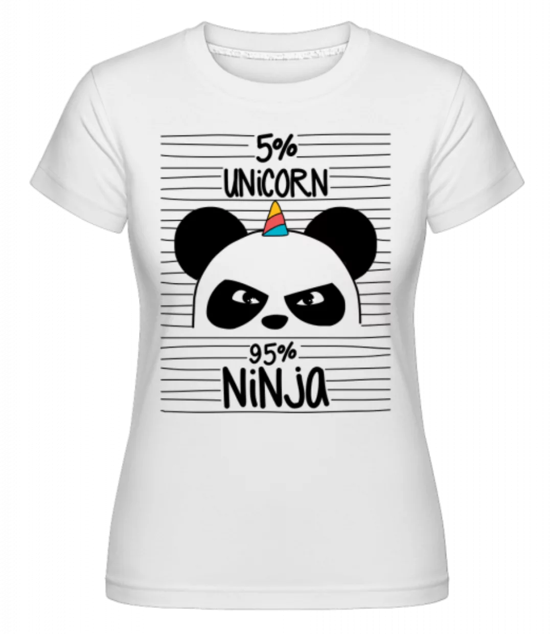 5% Unicorn 95% Ninja · Shirtinator Frauen T-Shirt günstig online kaufen