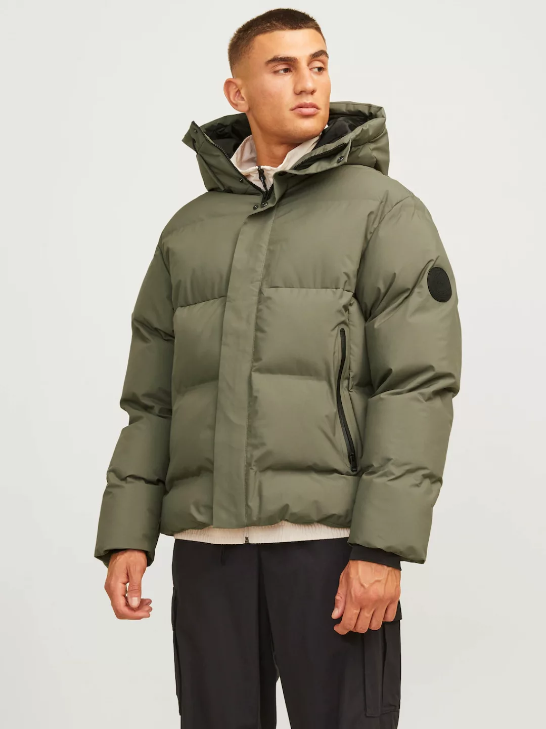 Jack & Jones Steppjacke "JCOALPHA PUFFER SN", mit Kapuze günstig online kaufen