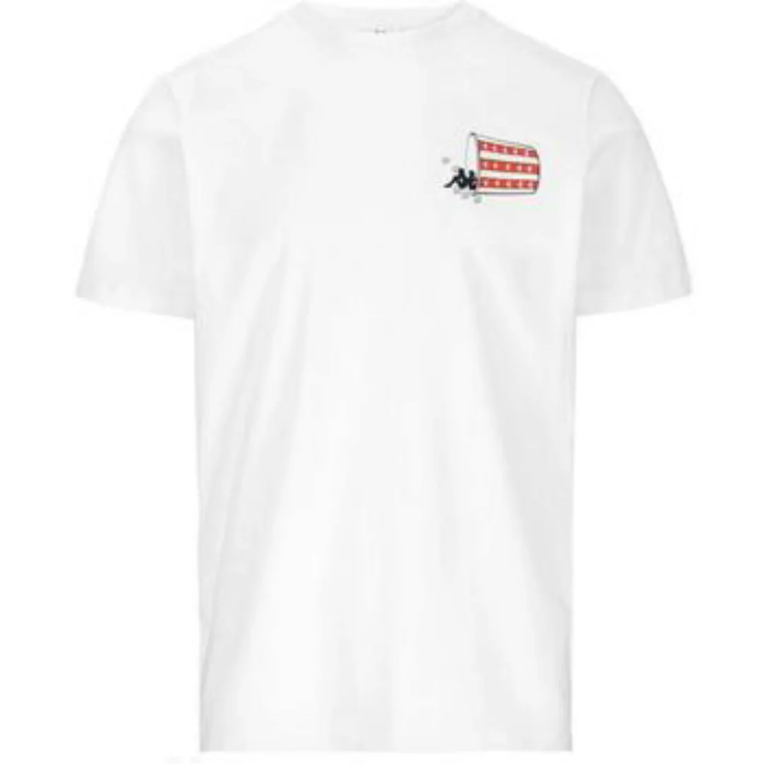 Kappa  T-Shirt T-shirt Uomo  381j19w_authentic_brex_bianco günstig online kaufen