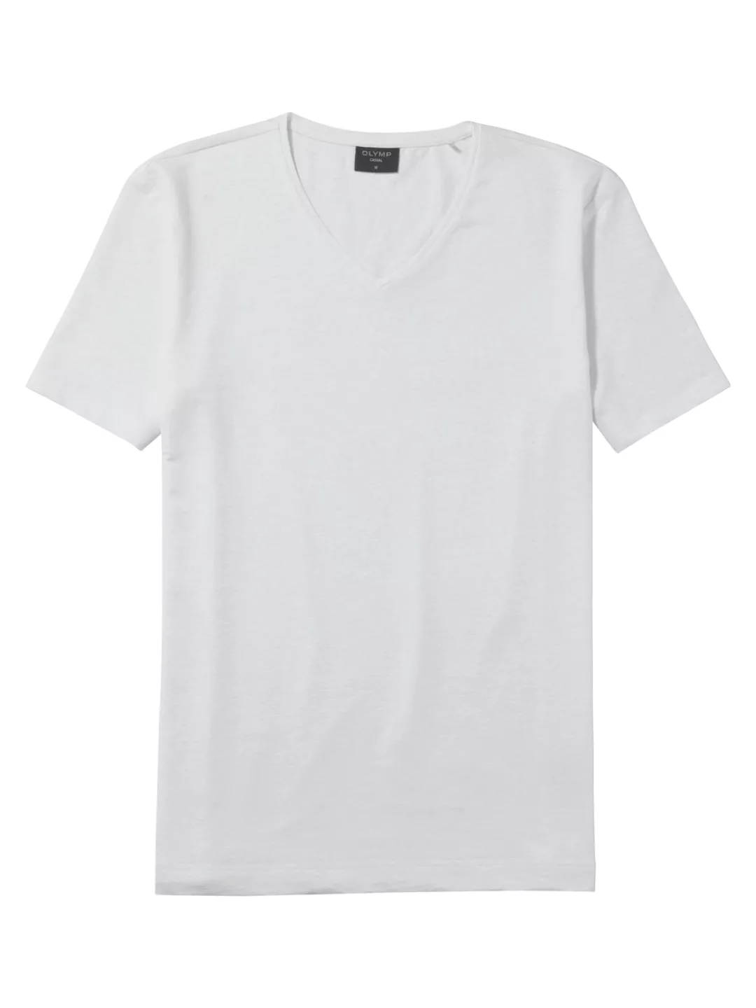 OLYMP V-Shirt Casual aus Leinenmischung günstig online kaufen