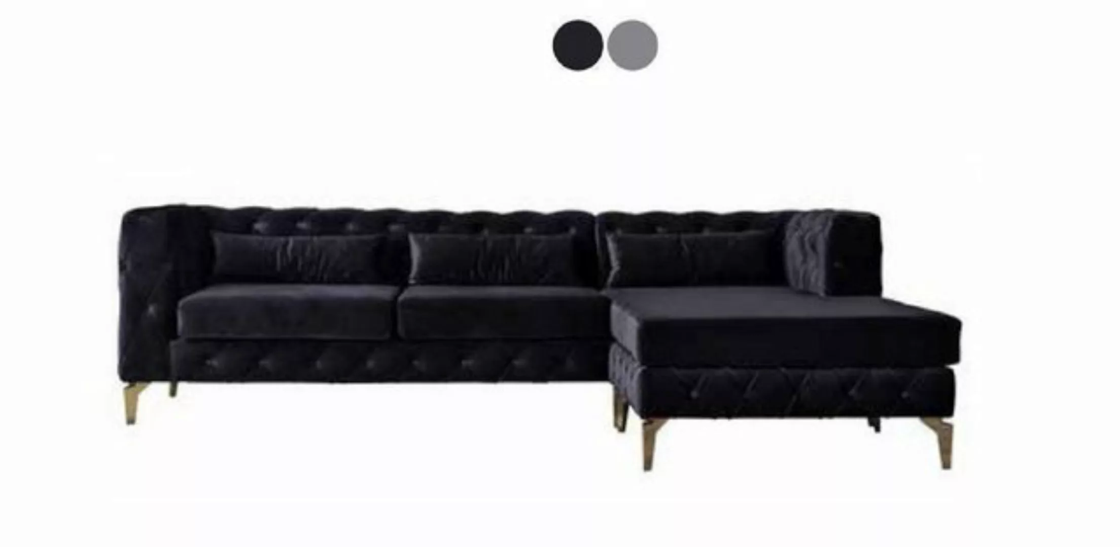 JVmoebel Ecksofa Luxuriöses Wohnzimmersofa Sofa L-Form Bequemes Sofa L-Form günstig online kaufen