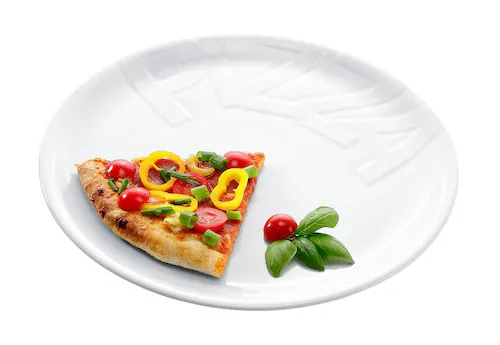 CreaTable Pizzateller GOURMET weiß Porzellan D: ca. 32 cm günstig online kaufen