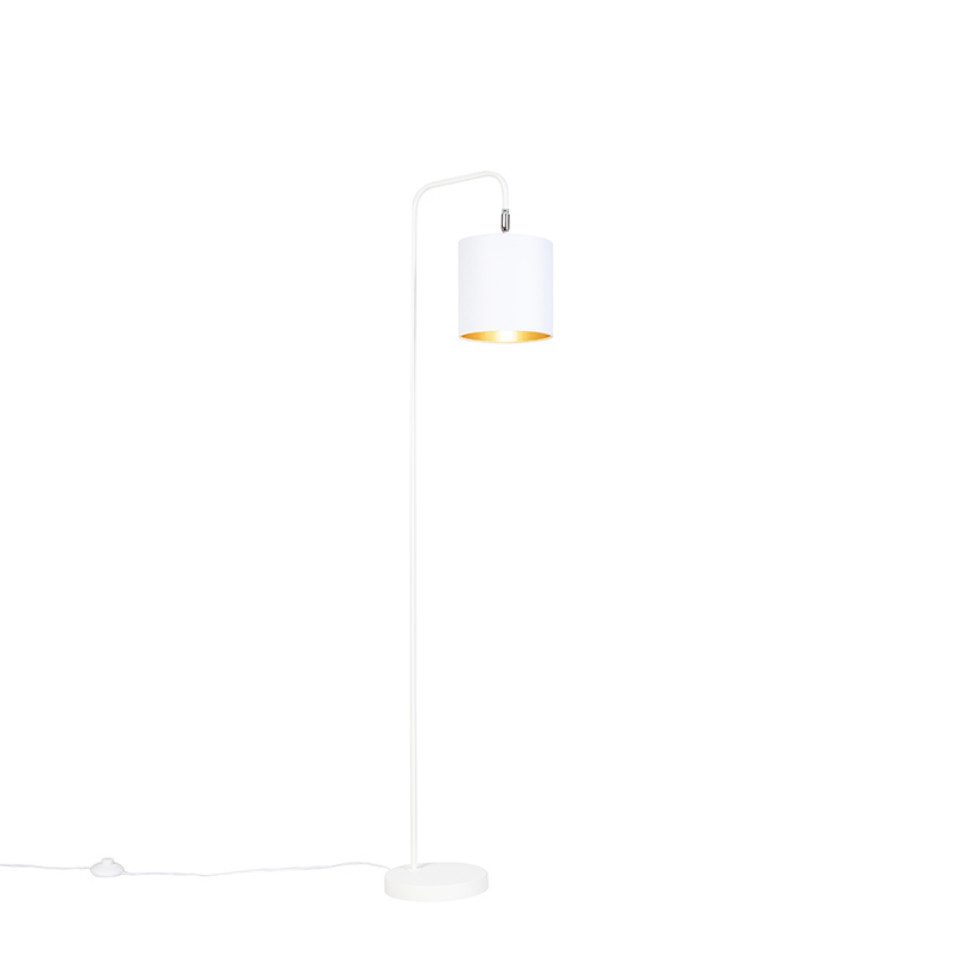 Qazqa Stehlampe Lofty, ohne Leuchtmittel, E27, günstig online kaufen