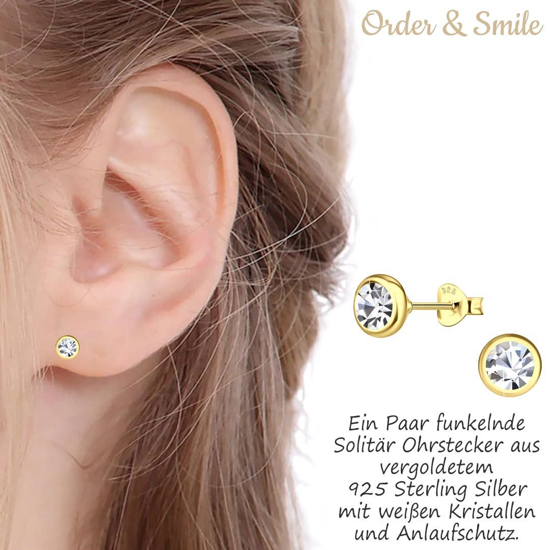 Order & Smile Schmuck Paar Ohrstecker günstig online kaufen