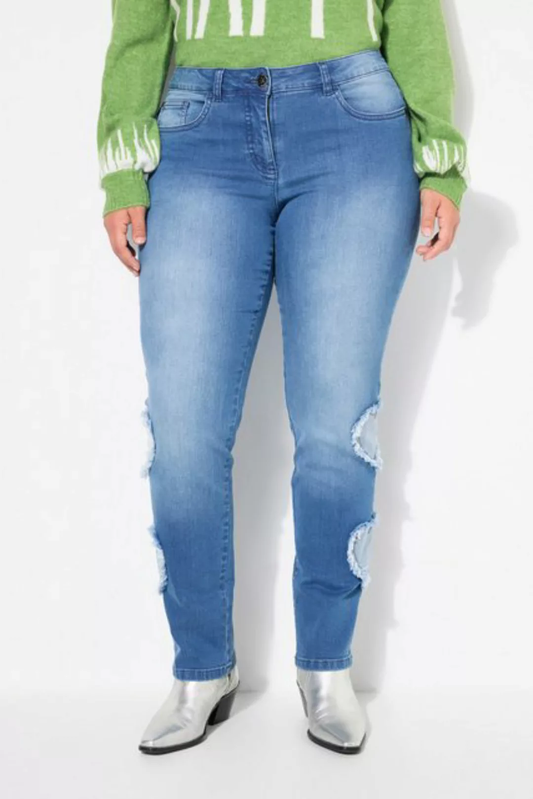 Angel of Style 5-Pocket-Jeans Jeans 5-Pocket Herz-CutOuts günstig online kaufen