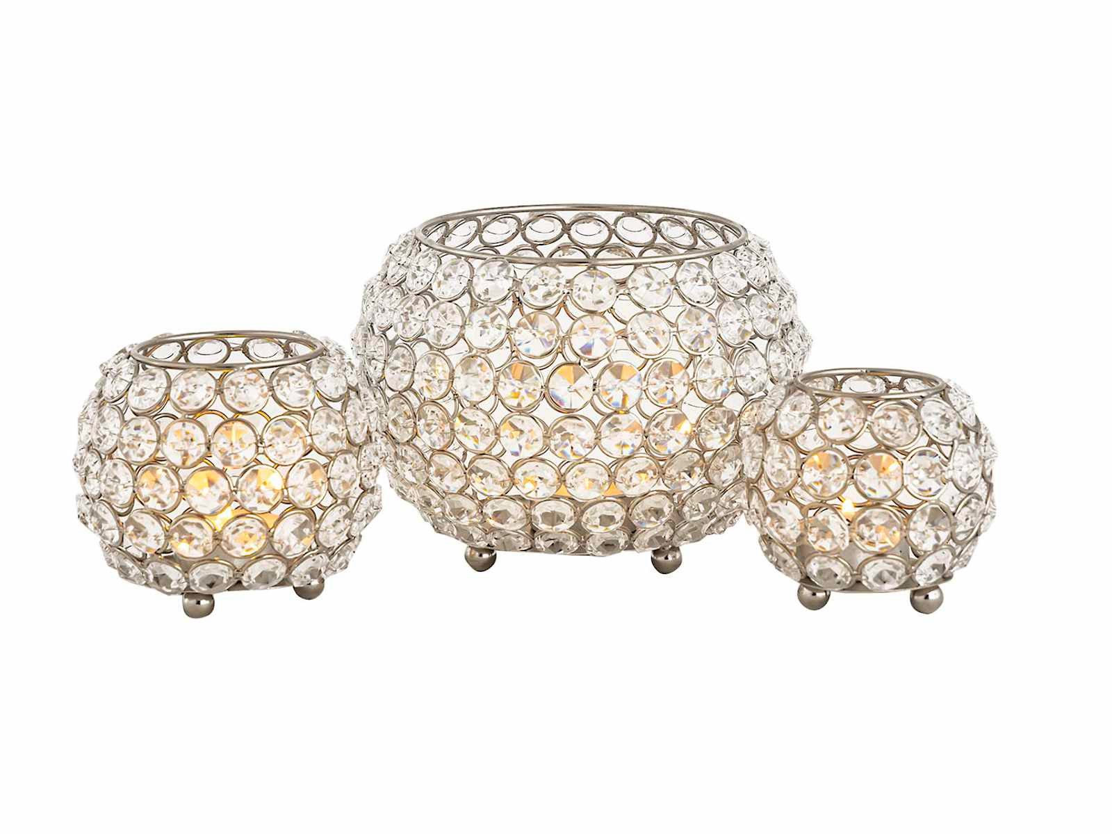 Amagohome Teelichthalter Teelichthalter Kerzenhalter Set 3-teilig günstig online kaufen