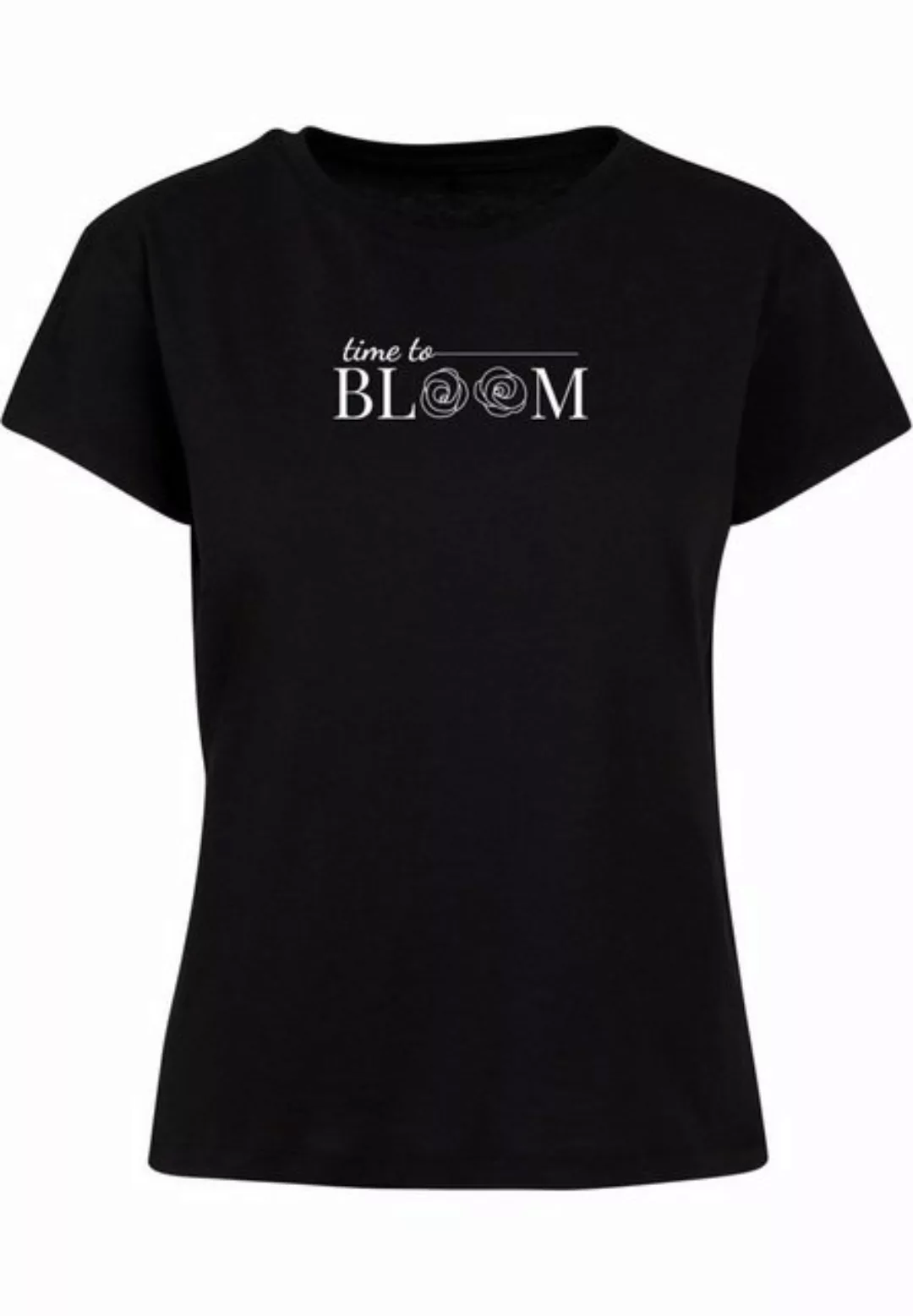 Merchcode T-Shirt Merchcode Damen Ladies Pretty Time to bloom - Box Tee (1- günstig online kaufen