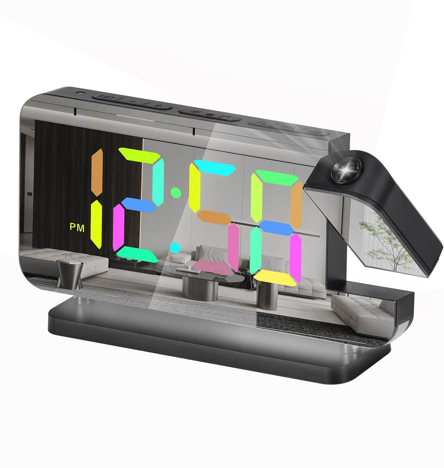 MODFU Projektionswecker Digital Wecker Digitalwecker 11 günstig online kaufen