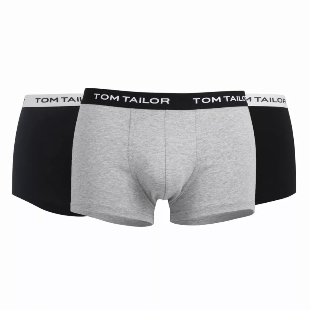 TOM TAILOR Herren Boxershorts, 3er Pack - Hip Pants, Buffer G4, Boxer Brief günstig online kaufen