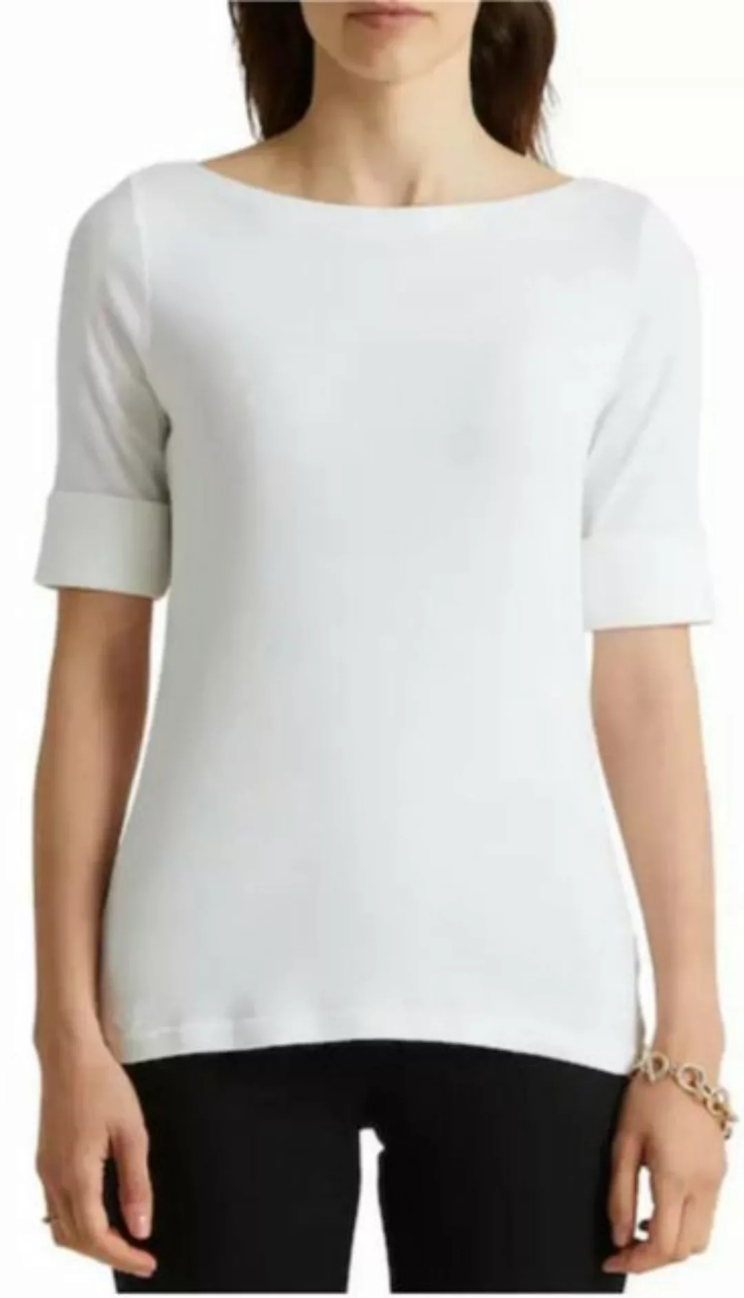 Lauren Ralph Lauren T-Shirt Judy U-Boot Shirt Cotton Top Bluse T-shirt Hemd günstig online kaufen