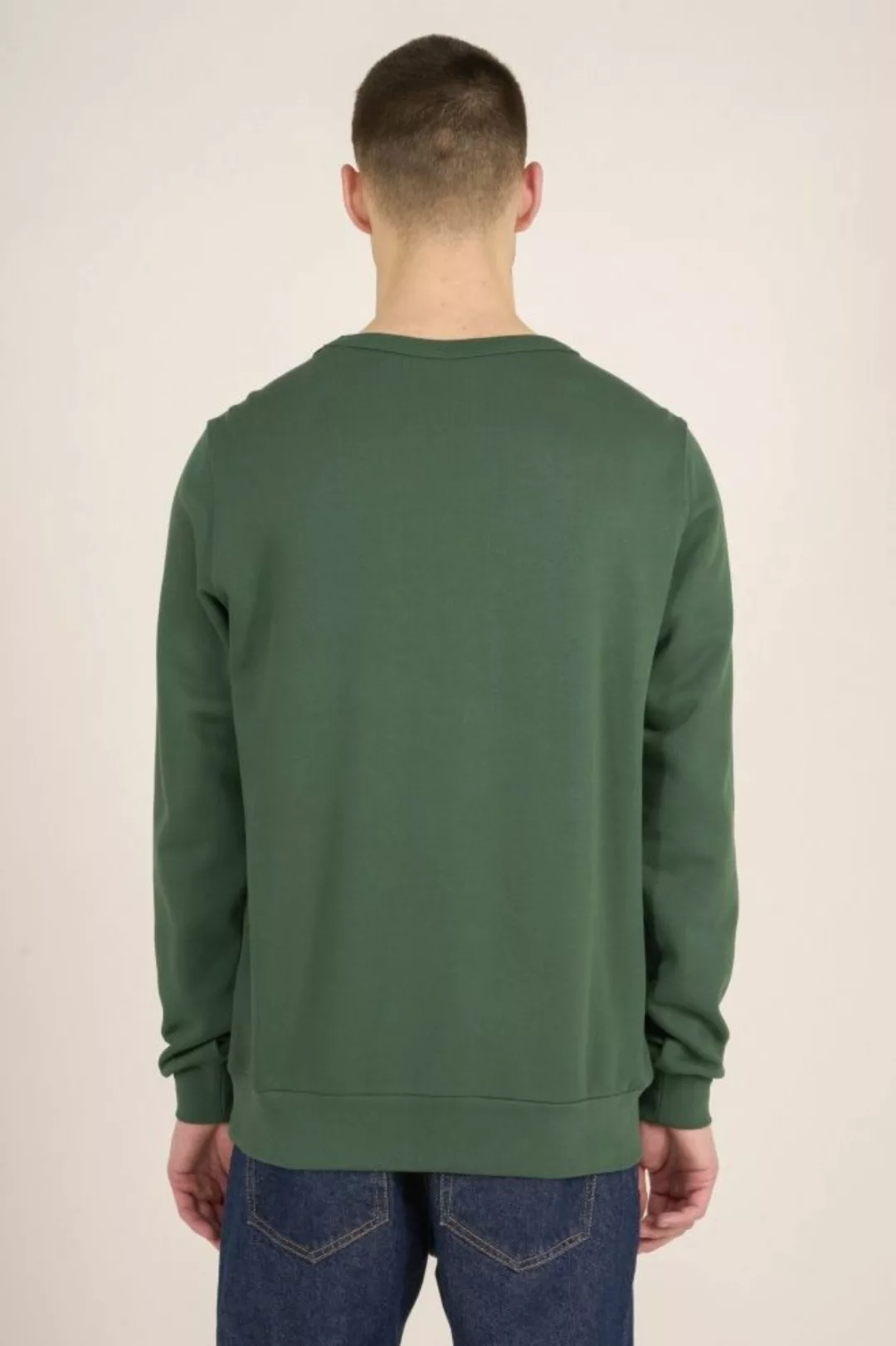 KnowledgeCotton Apparel Sweater Dunkelgrün - Größe XL günstig online kaufen